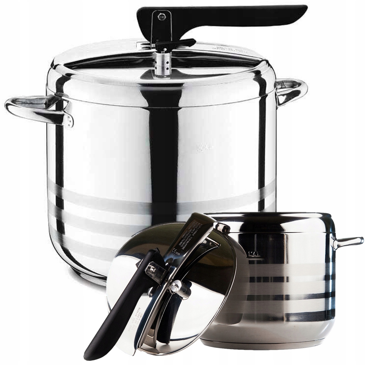 Tlakový Hrnec Hrnec Ocelový Plyn/indukce 12LT