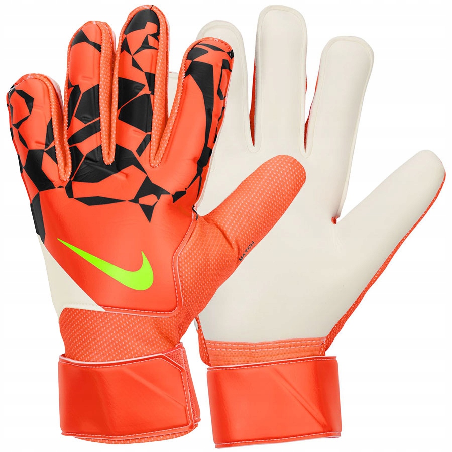 Nike Match (9) Unisexové rukavice, oranžová barva