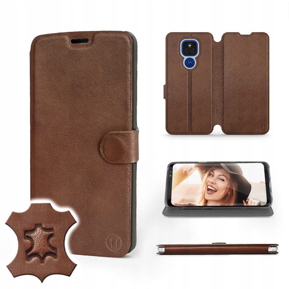 

Etui Mobiwear do Motorola Moto E7 Plus - Brown