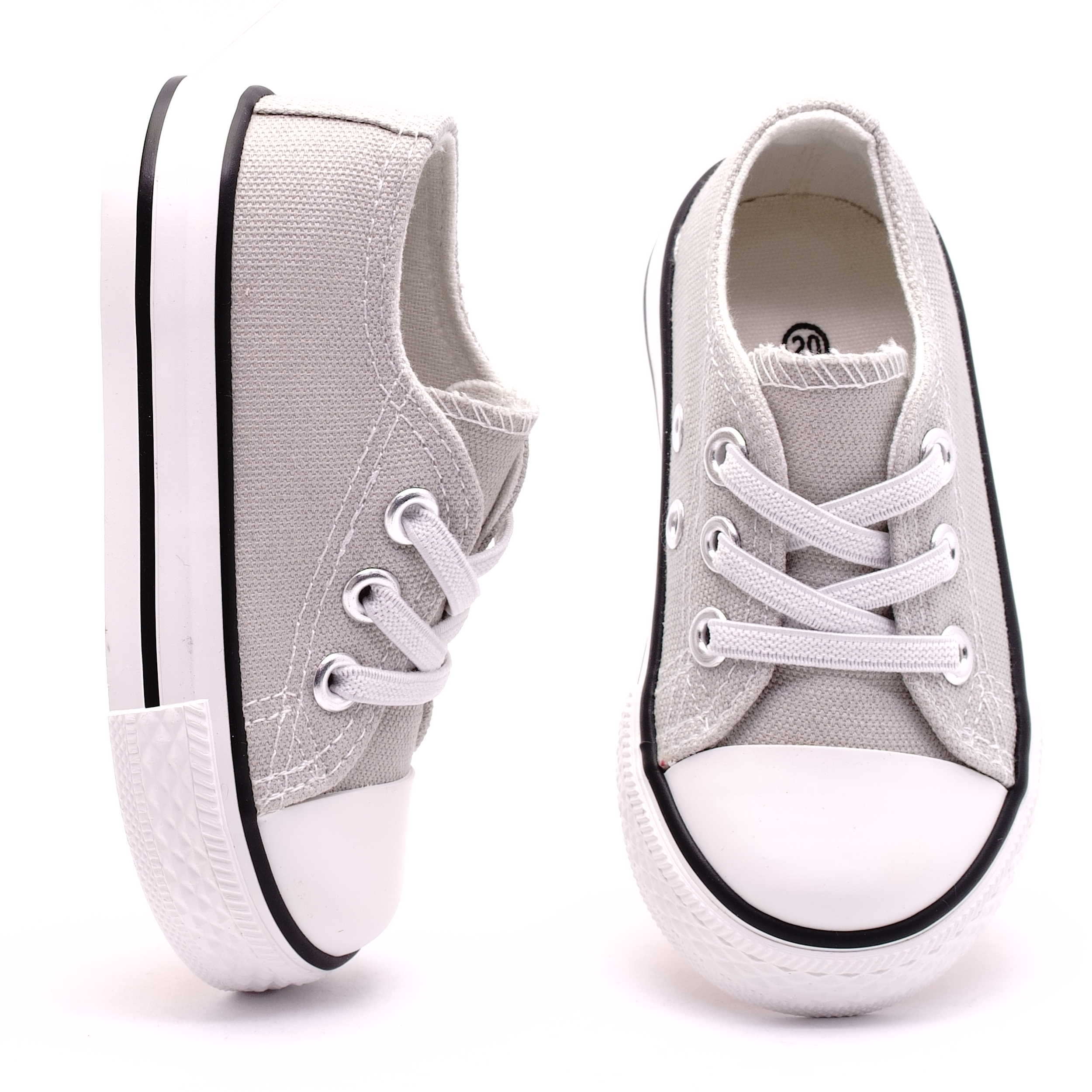 Trampki dziecięce szare wsuwane JAKOŚĆ r. 21