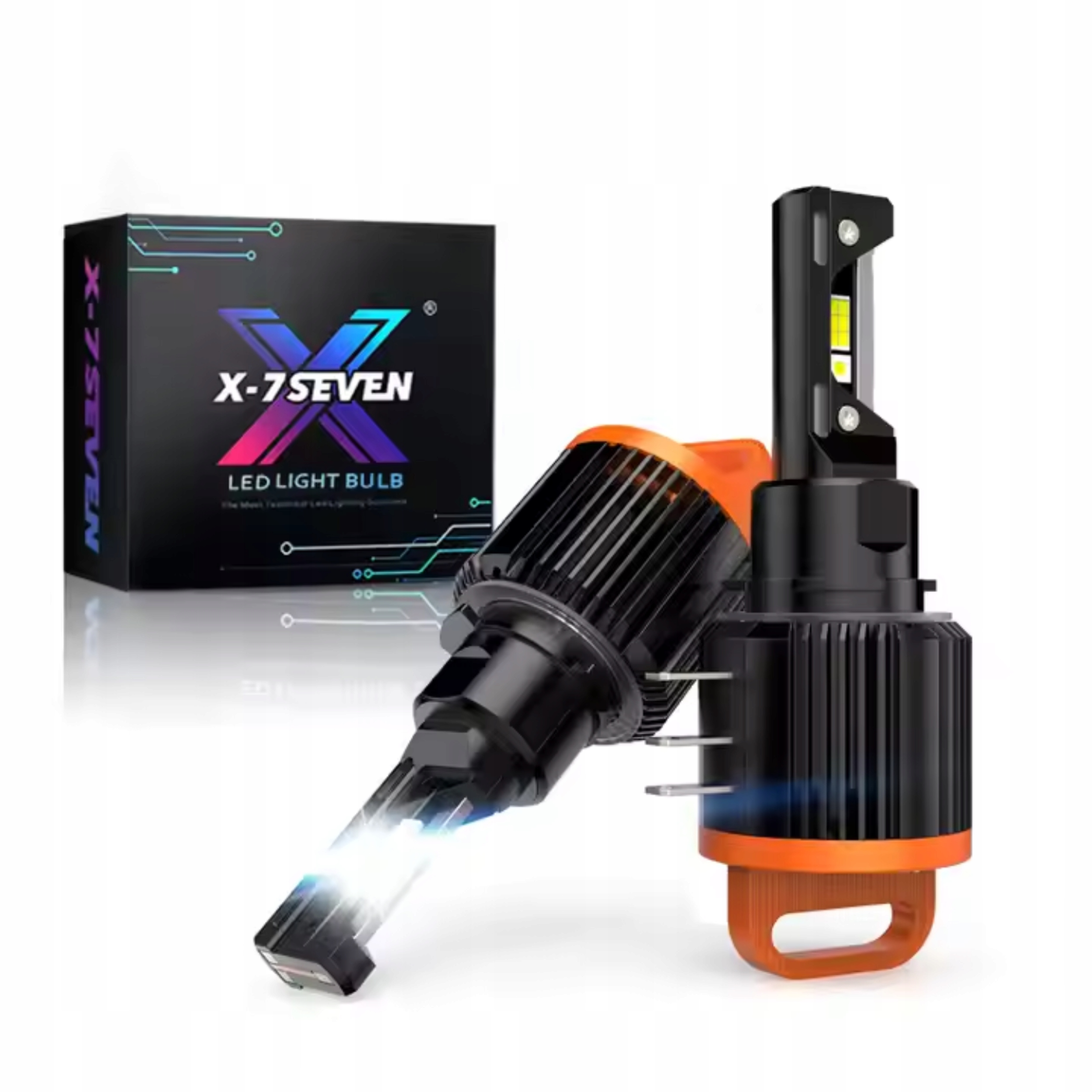 Žiarovky H15 Led Canbus X-7SEVEN Veľmi Silné Biele Svetlo 6000K 12000LM