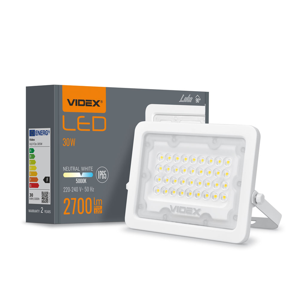 

Naświetlacz Led biały halogen 5000K 2700lm 30W