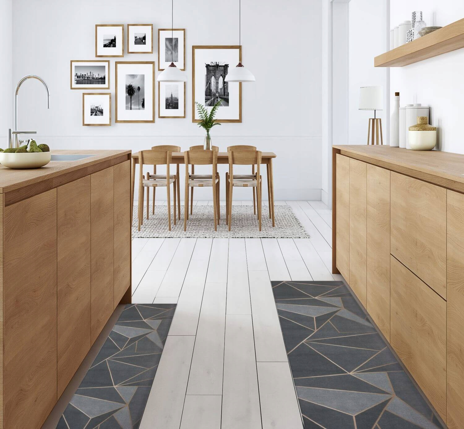 MATA DO KUCHNI ANTYPOŚLIZGOWA GUMOWY CHODNIK NA METRY 50 CM Długość 10 cm