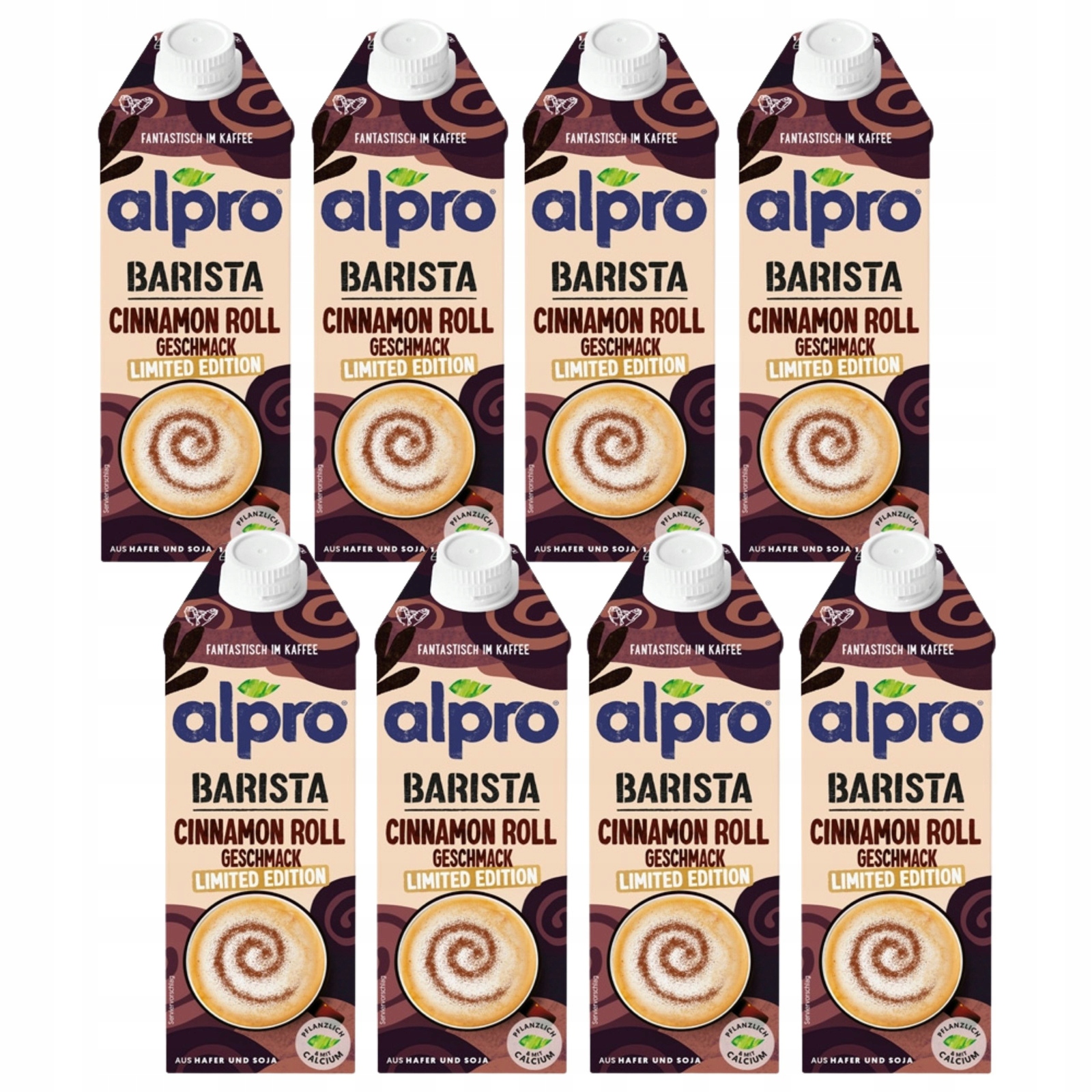 Levně Set Rostlinný nápoj Alpro Barista Cinnamon Roll Skořice 8x750 ml