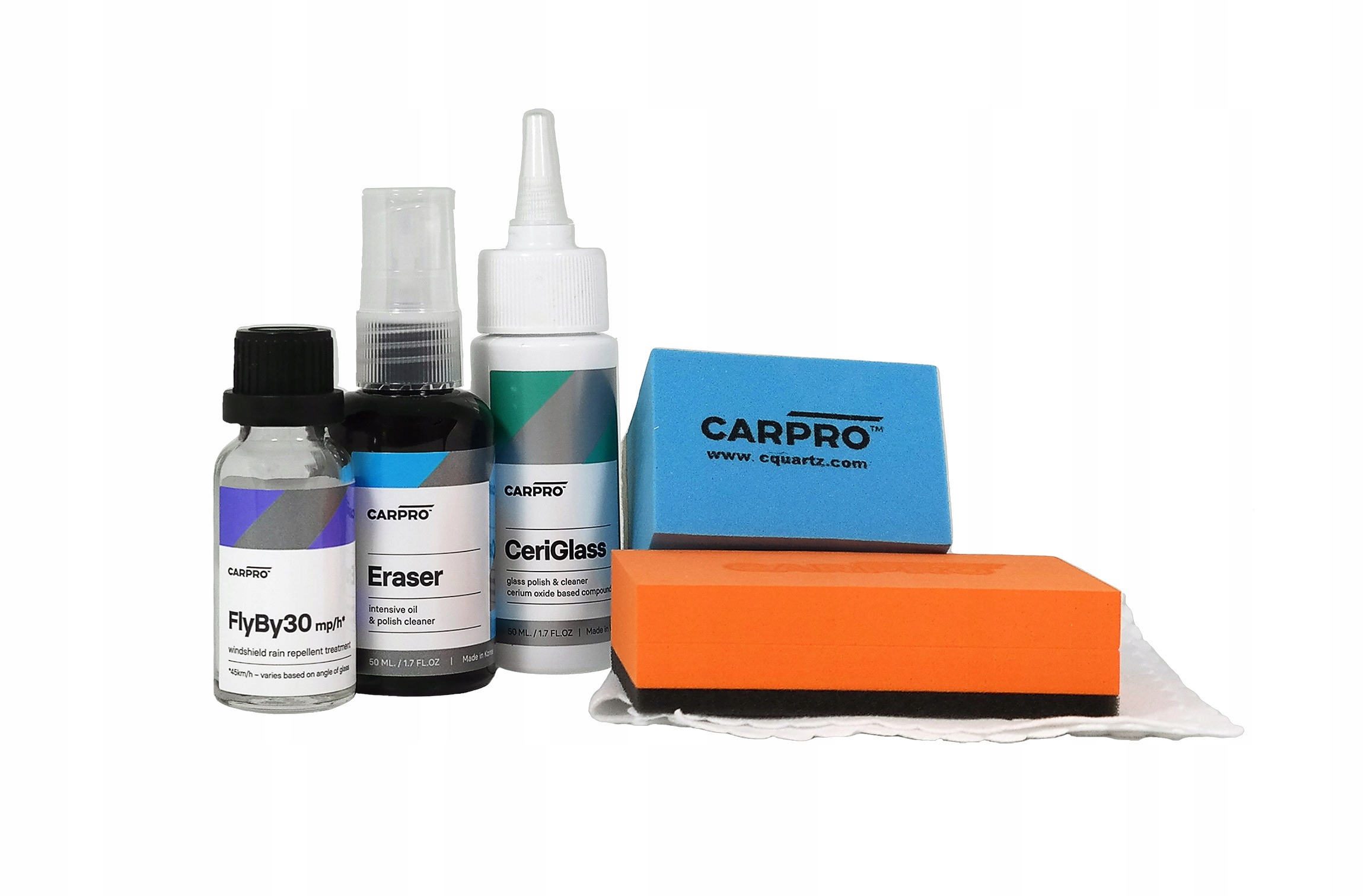 CarPro FlyBy30 20ml Eraser 50ml Ceriglass 50ml FULL KIT