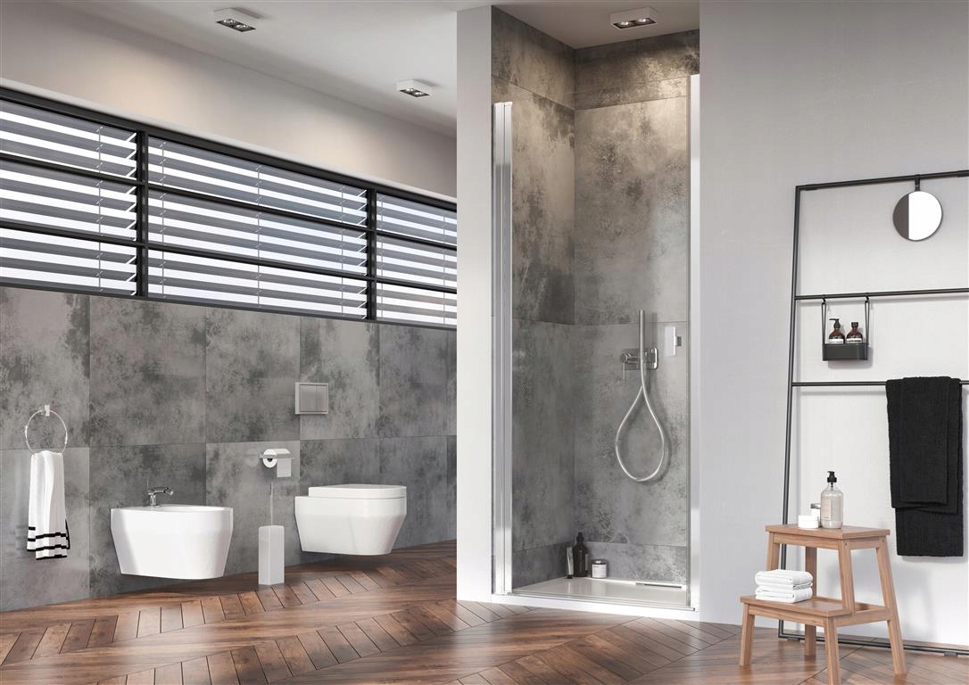 Drzwi prysznicowe wnękowe NES DWJ I 90x200 RADAWAY Marka Radaway