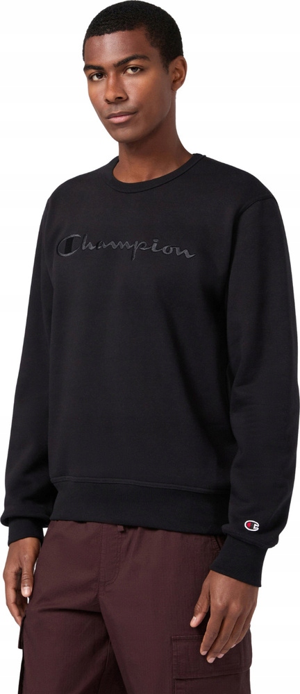Pánská Mikina Champion Crewneck Sweatshirt Černá 220272 KK001 velikost M