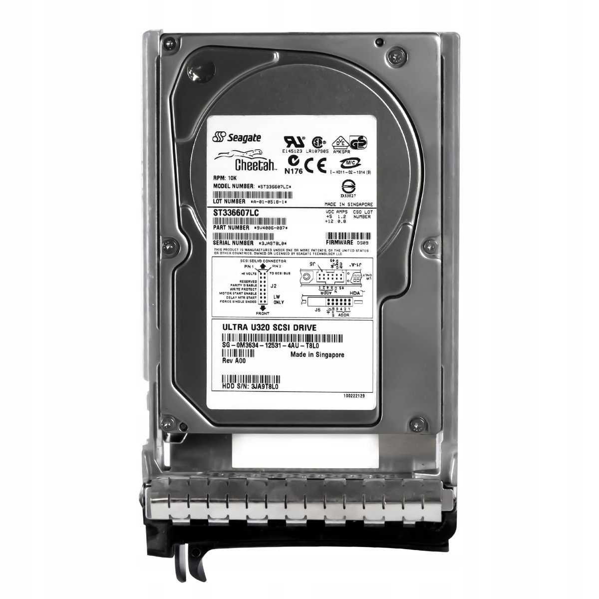 Dell 0M3634 36GB Scsi U320 10K 8MB 3.5'' ST336607LC