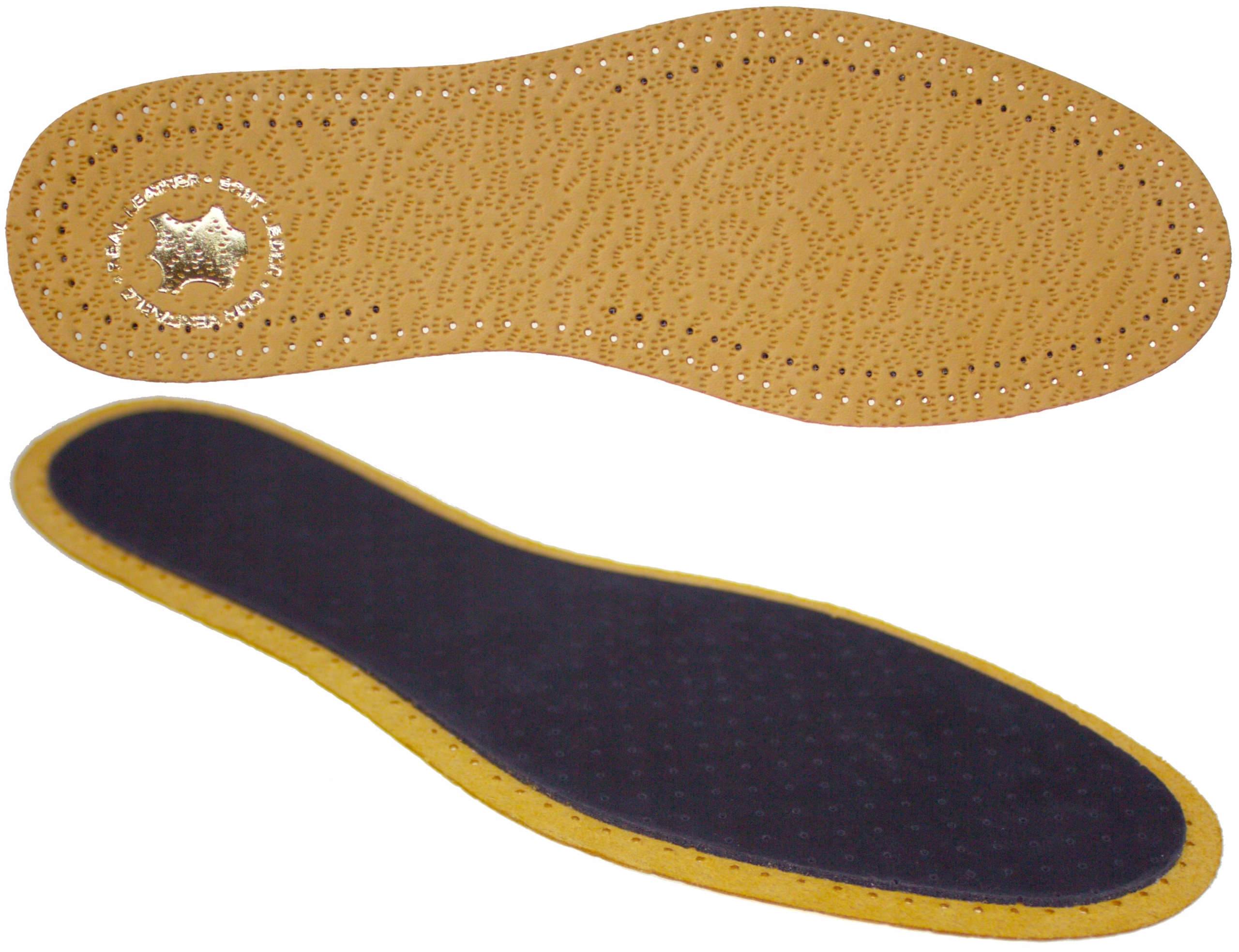 SKÓRZANE WKŁADKI DO BUTÓW PEKARI PRZECIWPOTNE R.38