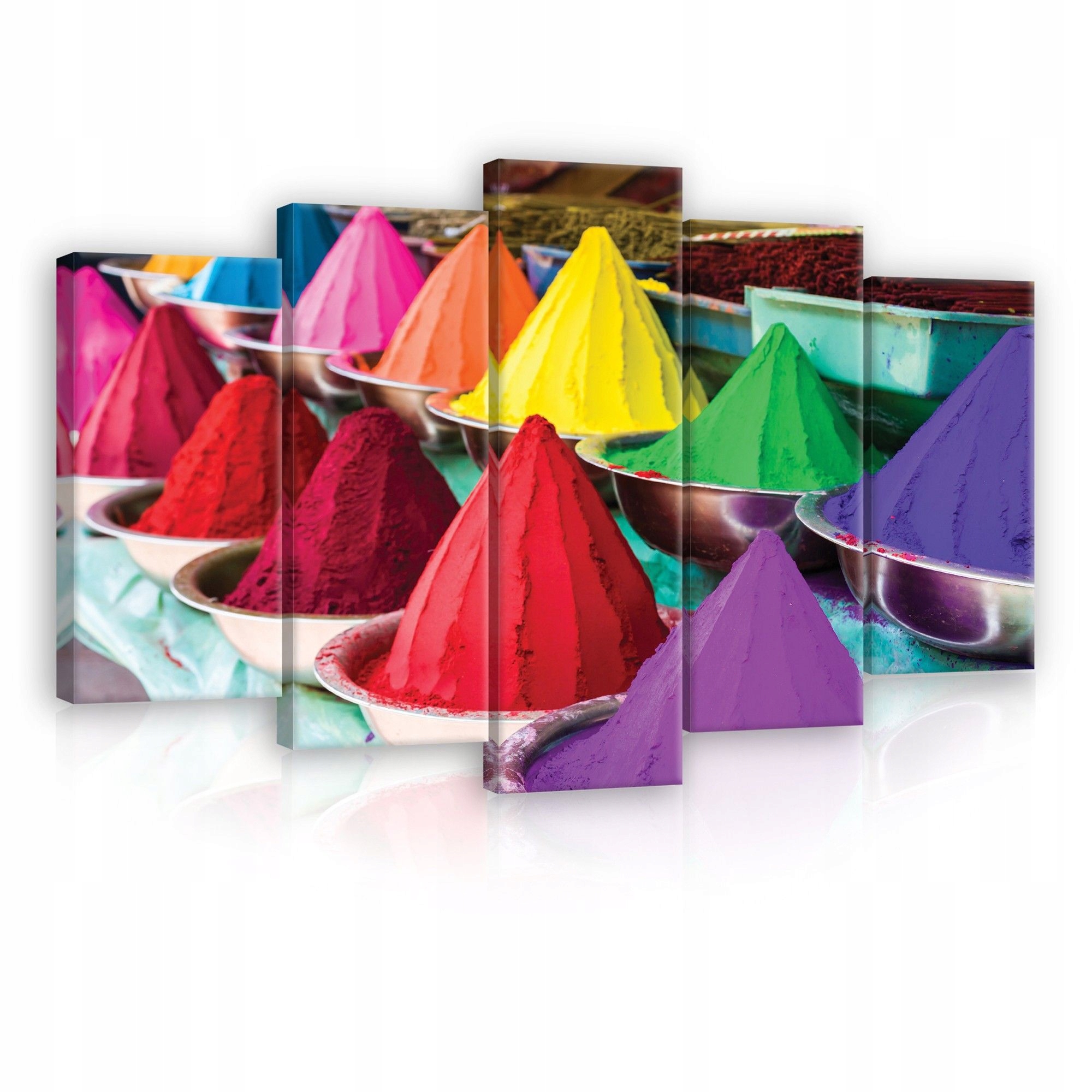 Obraz 100x60 Zářivé barvy Holi Indie svátek radost moderní exploze