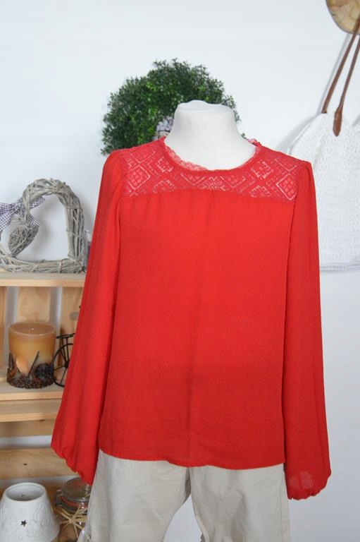 C BLUZECZKA BLUZKA Z KORONKĄ 146 Marka Inna marka