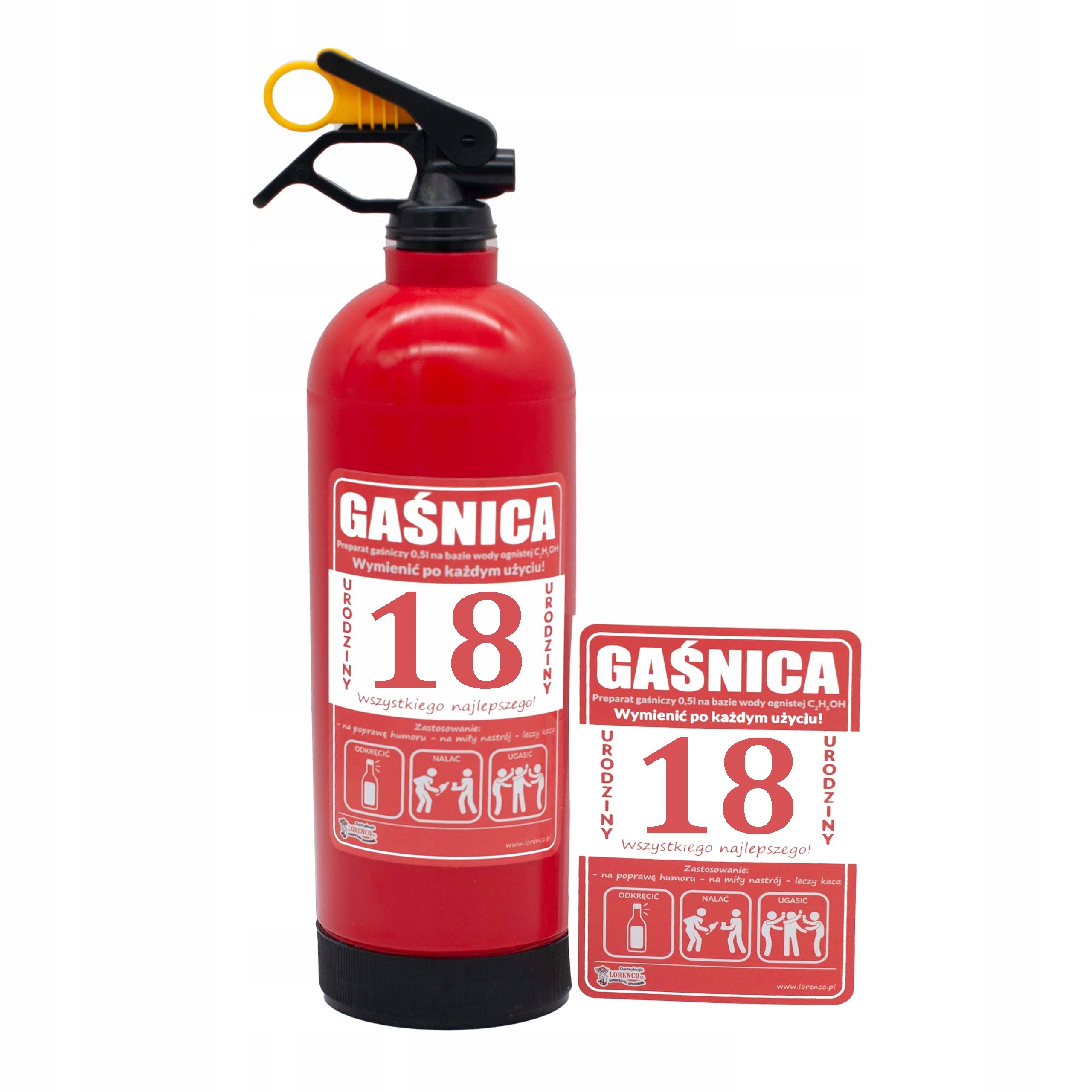 

Gaśnica Na Flaszkę 18 Urodziny Imprezowe