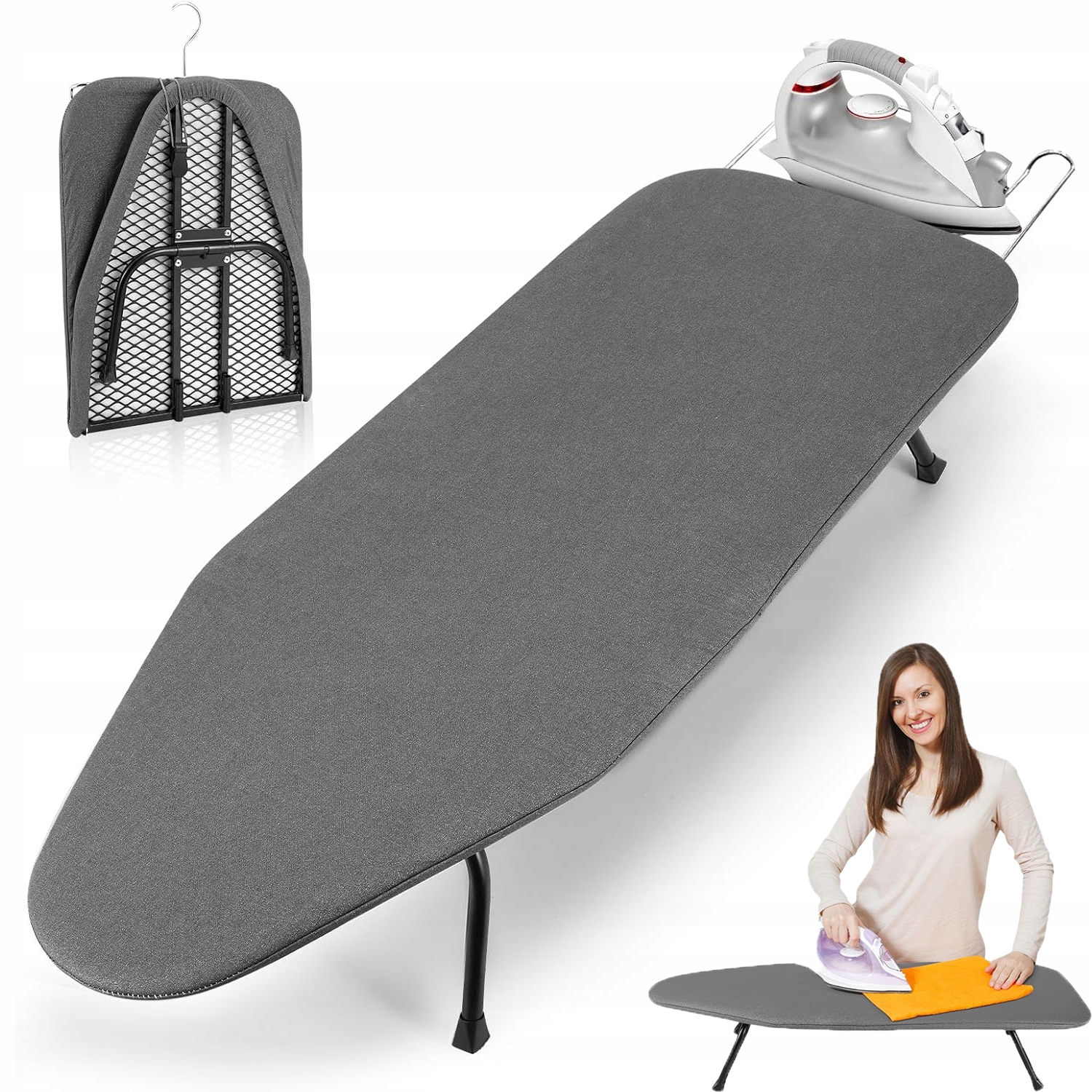 Levně Velké Žehlicí Prkno 76X2 9 CM Skládací Široká Stolní Deska Stabilní Na Žehličku