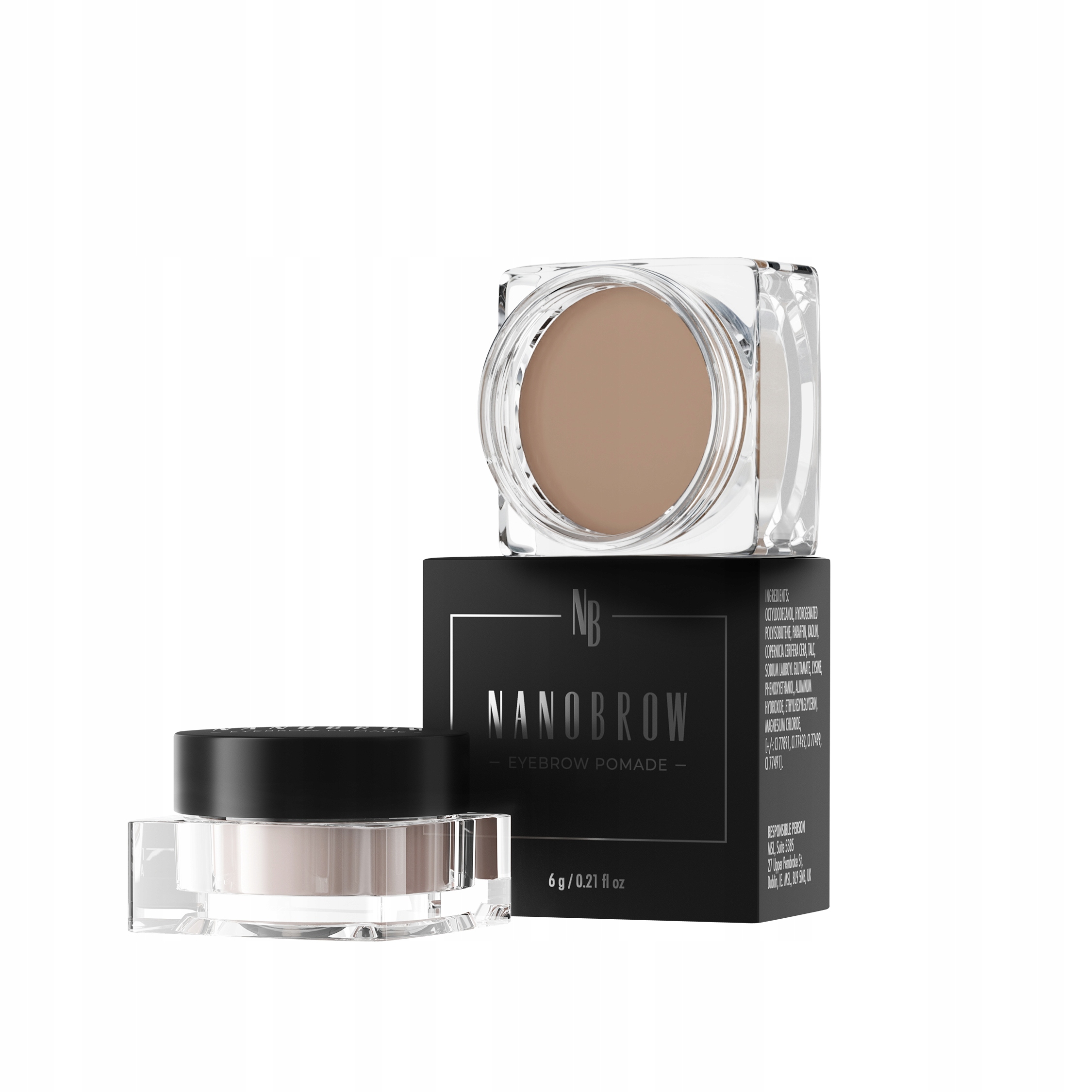 Nanobrow Pomáda na obočí Světle hnědá 6 g