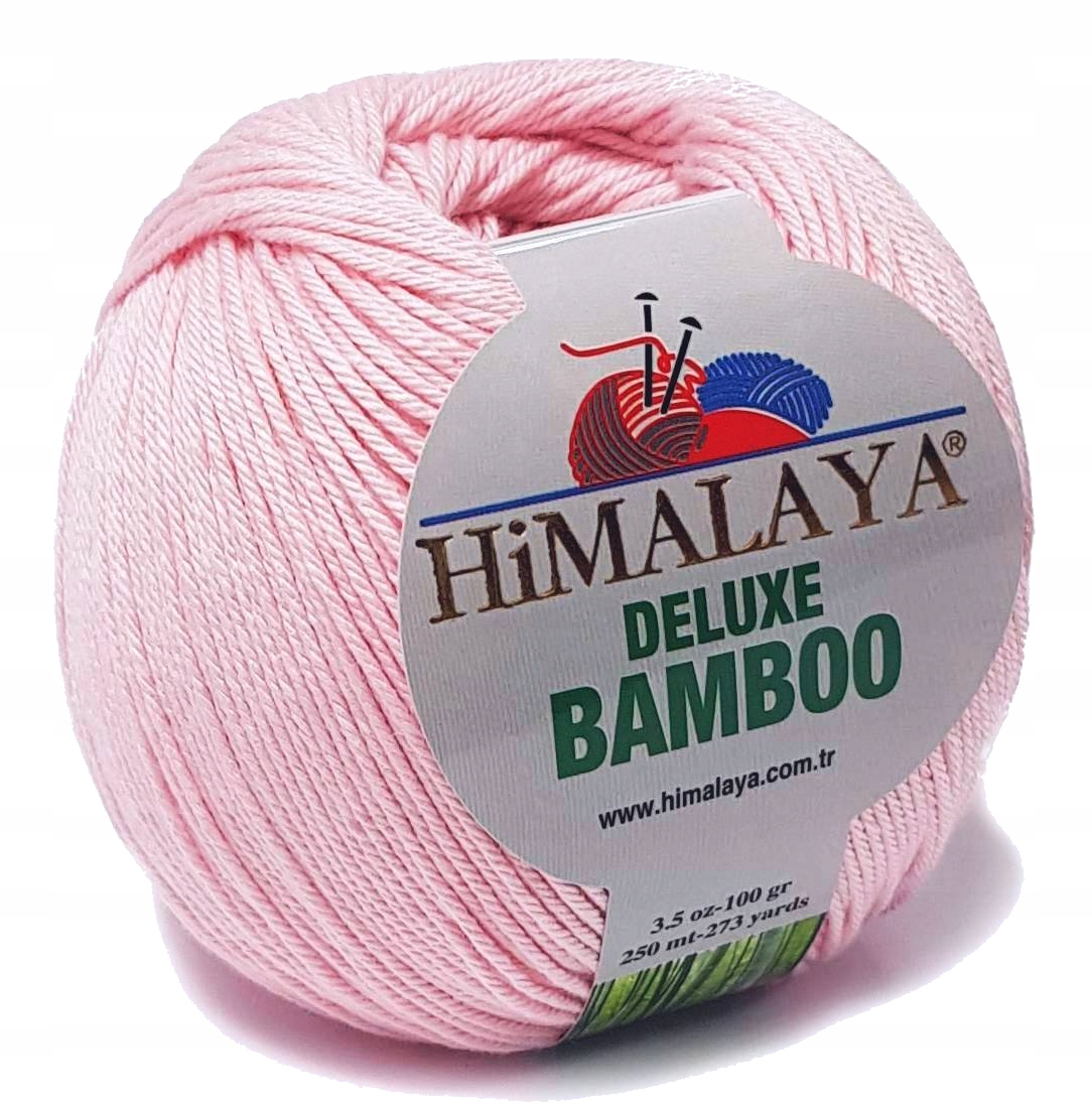 Bamboo włóczka Bambus Bawełna 100g j.róż 06