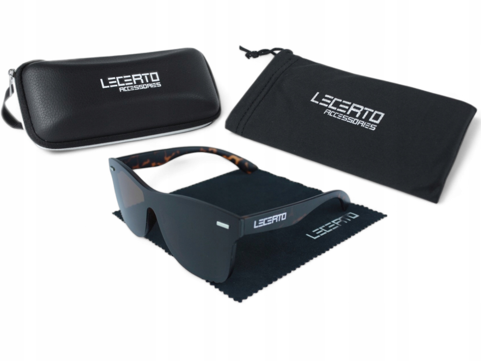 OKULARY PRZECIWSŁONECZNE POLARYZACYJNE UV400 DLA KIEROWCÓW ZESTAW LECERTO Typ ochrony filtr UV-400 kat. 3