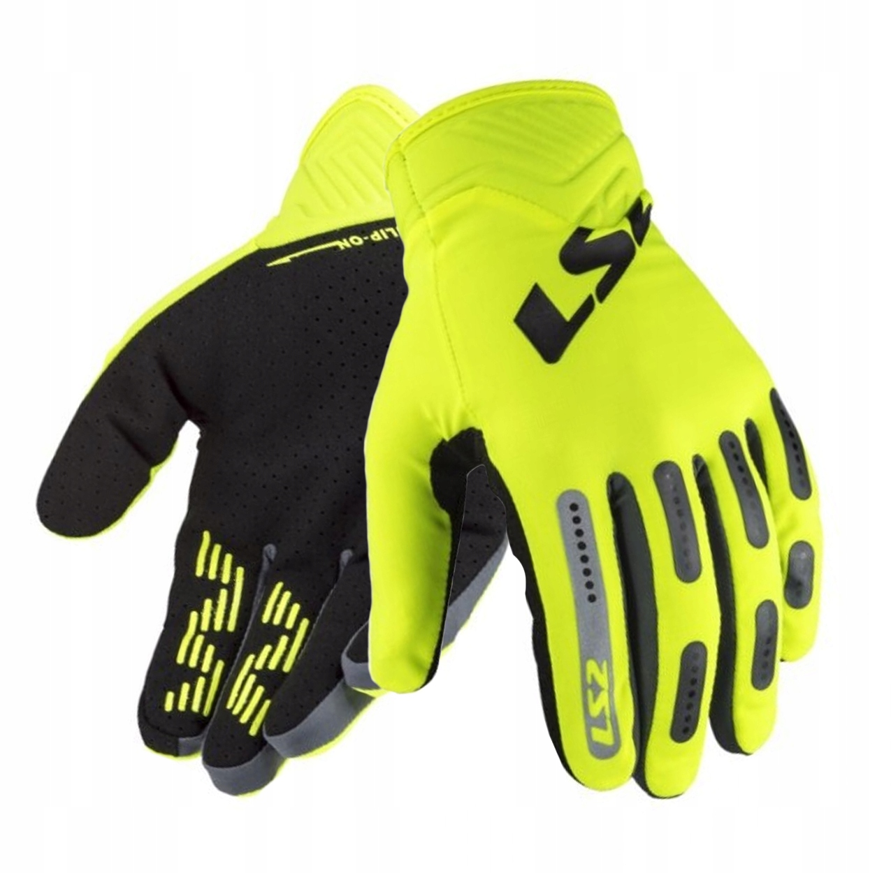 LS2 Lekkie Rękawice Motocyklowe Cross/enduro Bend Man H-v Yellow Grey XL
