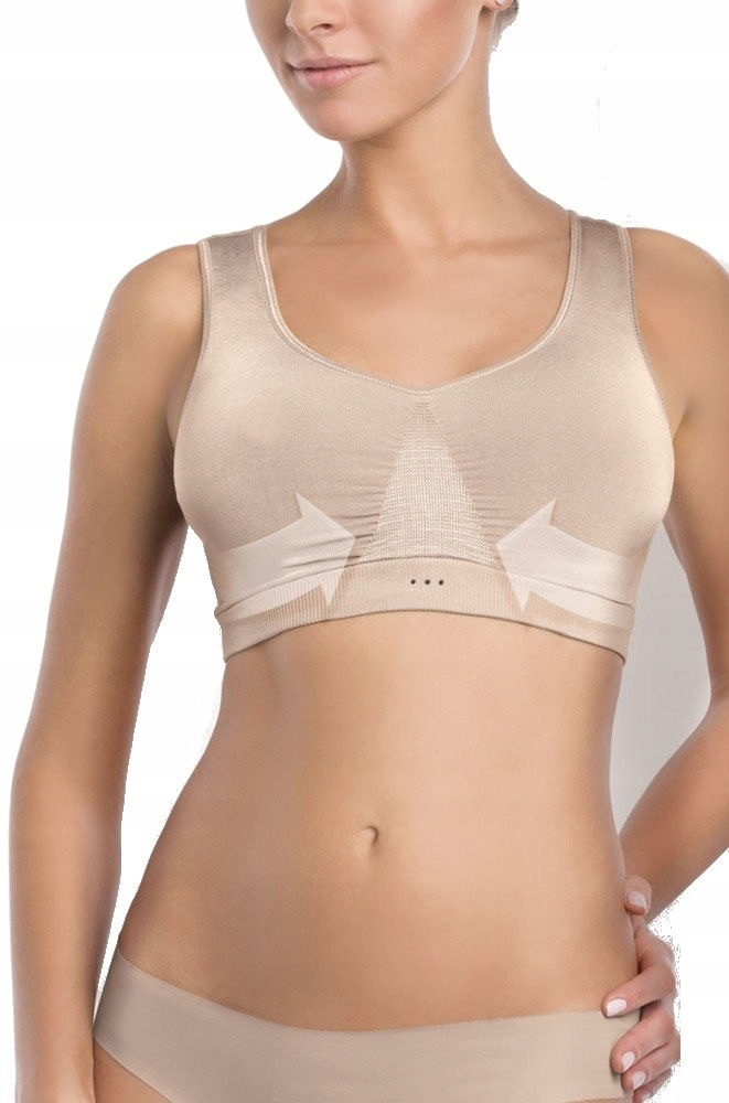 

Gatta Shapewear Sport Top Wyszczuplający Beżowy M