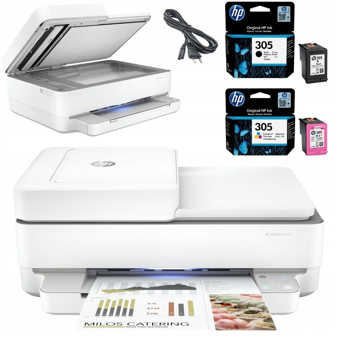 Drukarka Wielofunkcyjna atramentowa Kolor Hp Envy 6432 Wi-Fi tani tusz 305