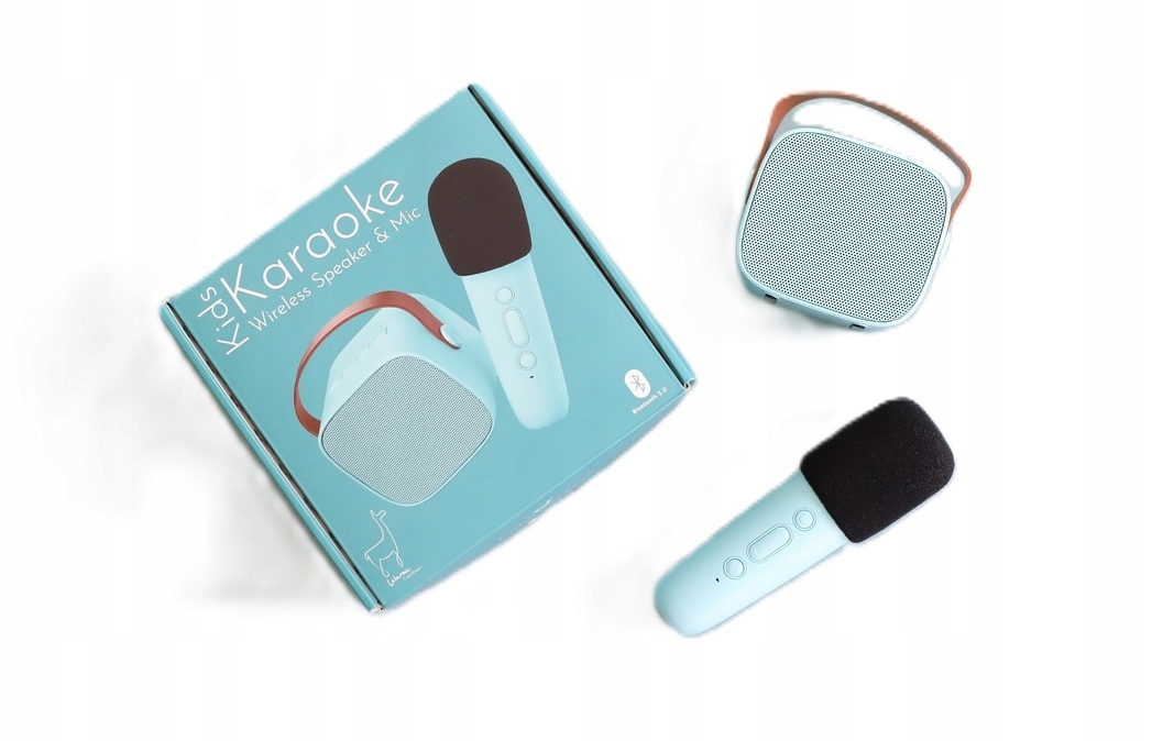 Zestaw Karaoke bezprzewodowy dla dzieci Mikrofon Głośnik Bluetooth Lalarma