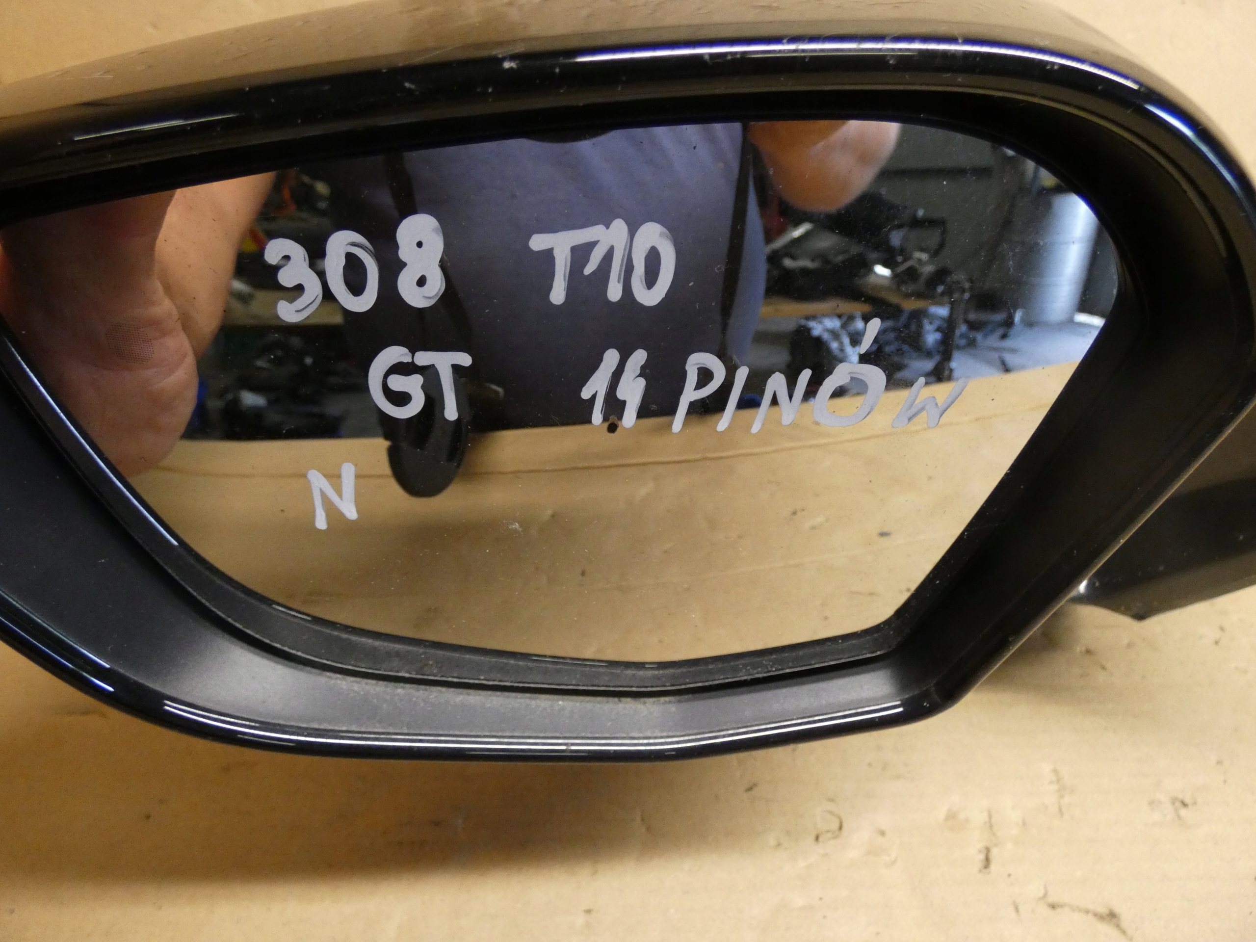 PEUGEOT 308 T10 mirror left right 16+1 17 vertical EUROPA