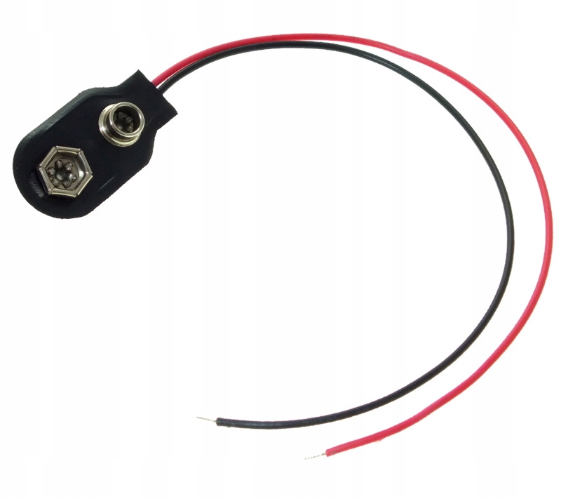 Koszyk baterii 9V zatrzask złącze baterii 6F22