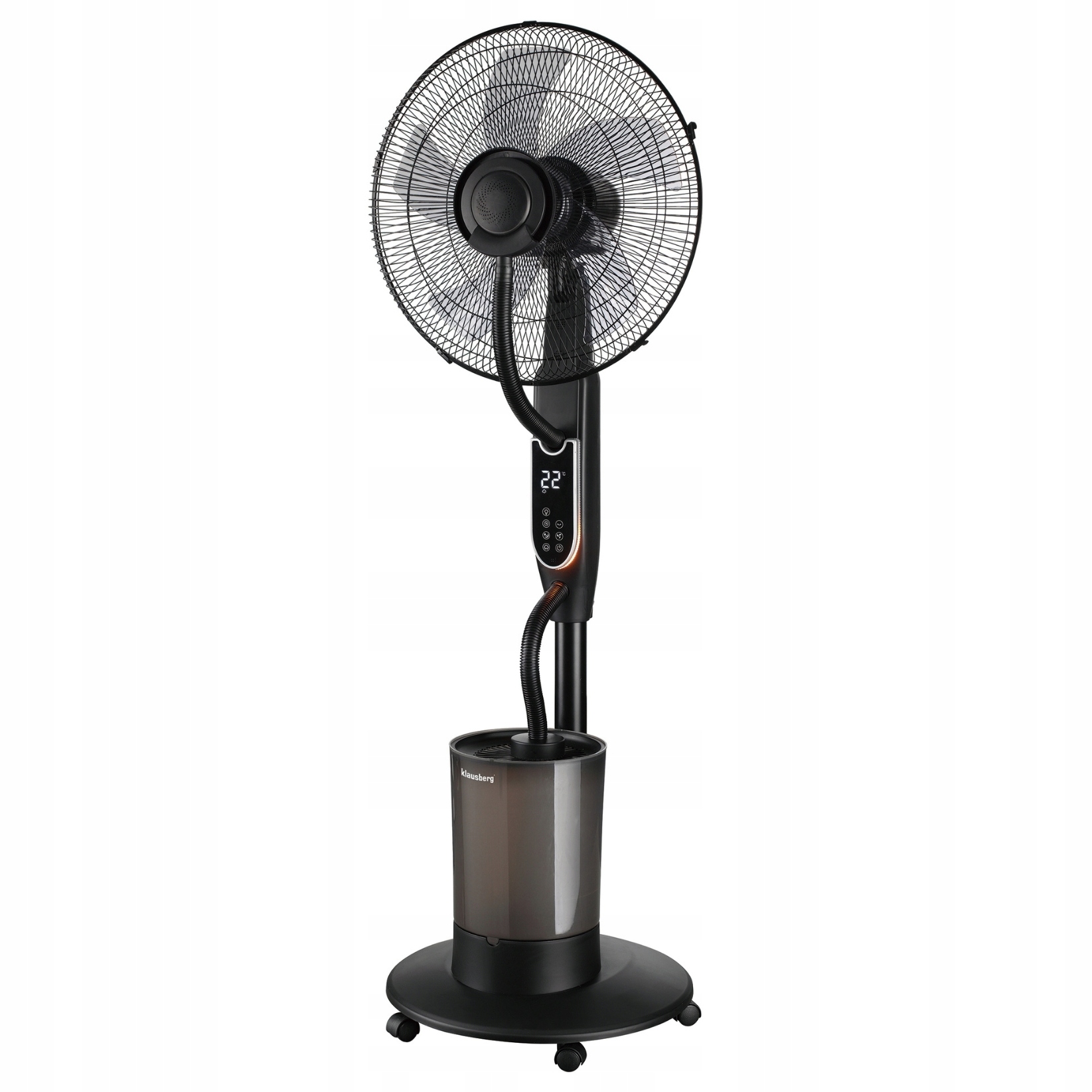 Mlhový ventilátor s zvlhčovačem 16" Led 5L dálkový ovladač časovač, Klausberg