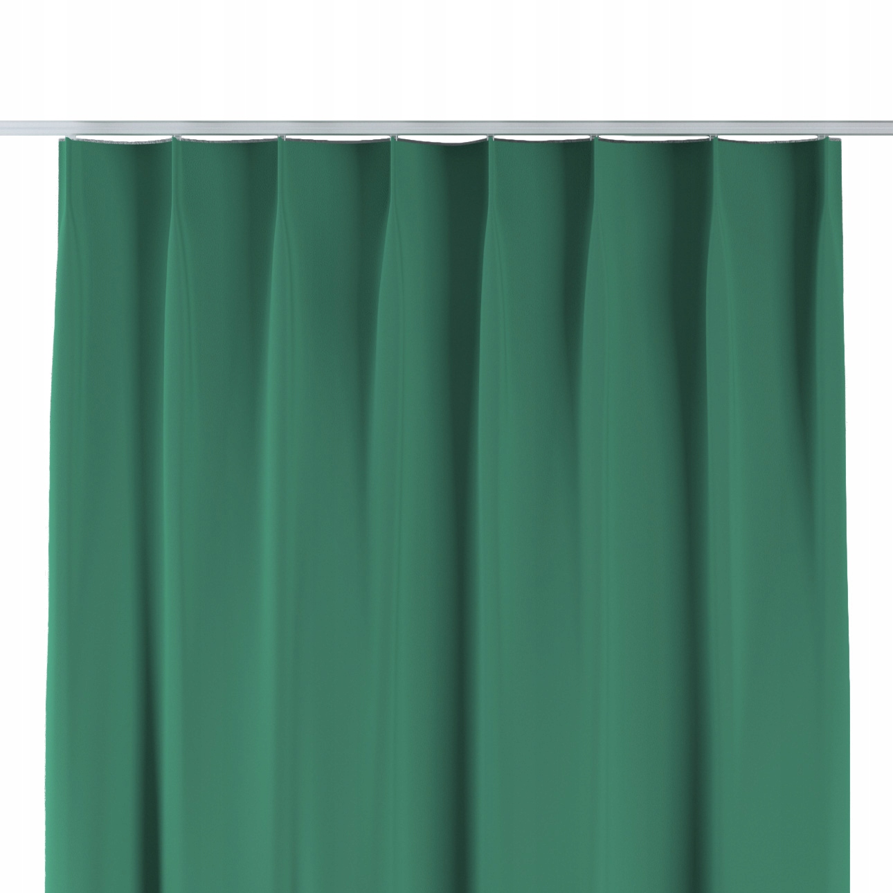 Dekoria Záves na jednoduchých flex háčikoch 130x245 cm odtiene zelenej