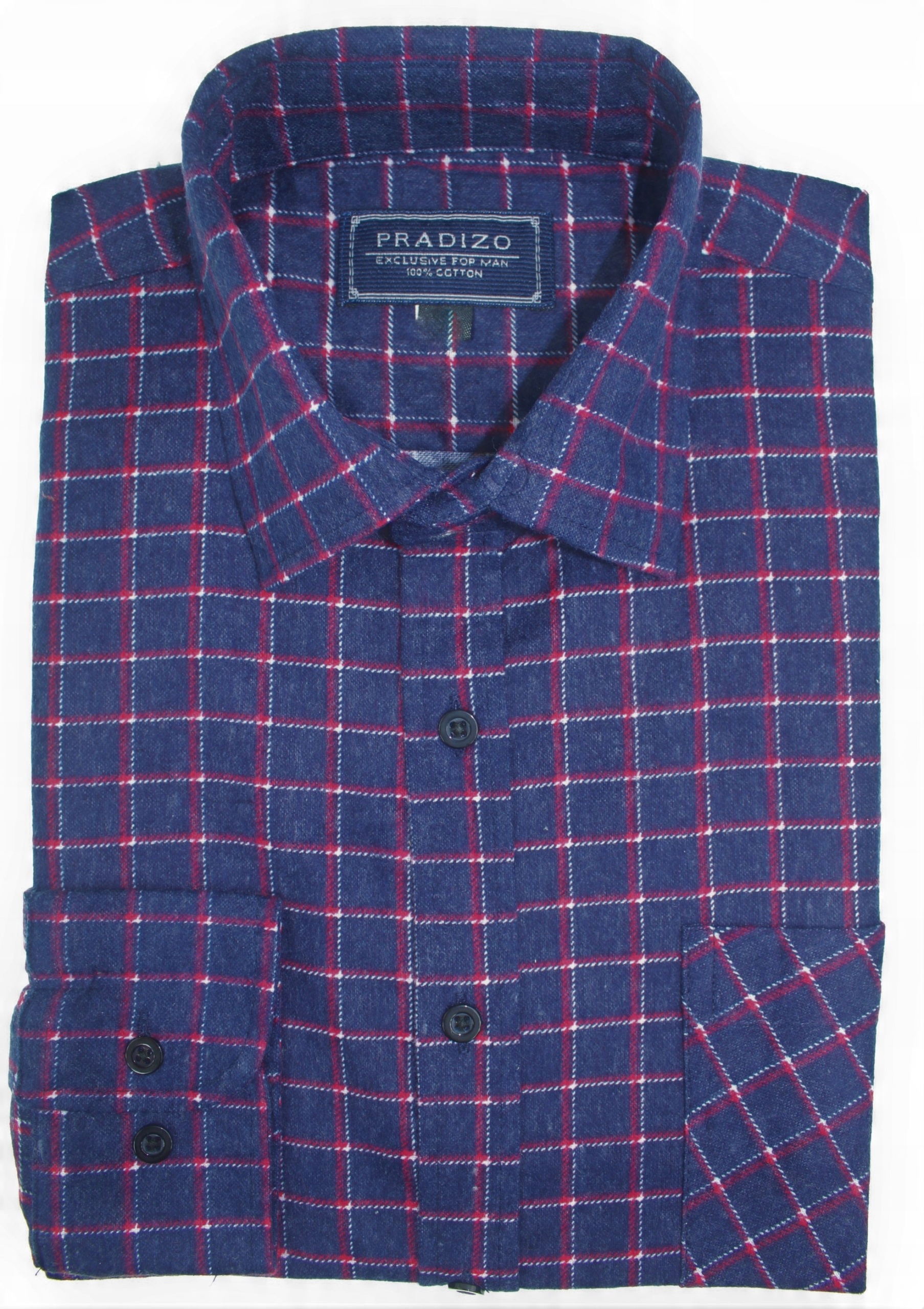 

Koszula Flanelowa Męska Flanela W Kratę XL F17