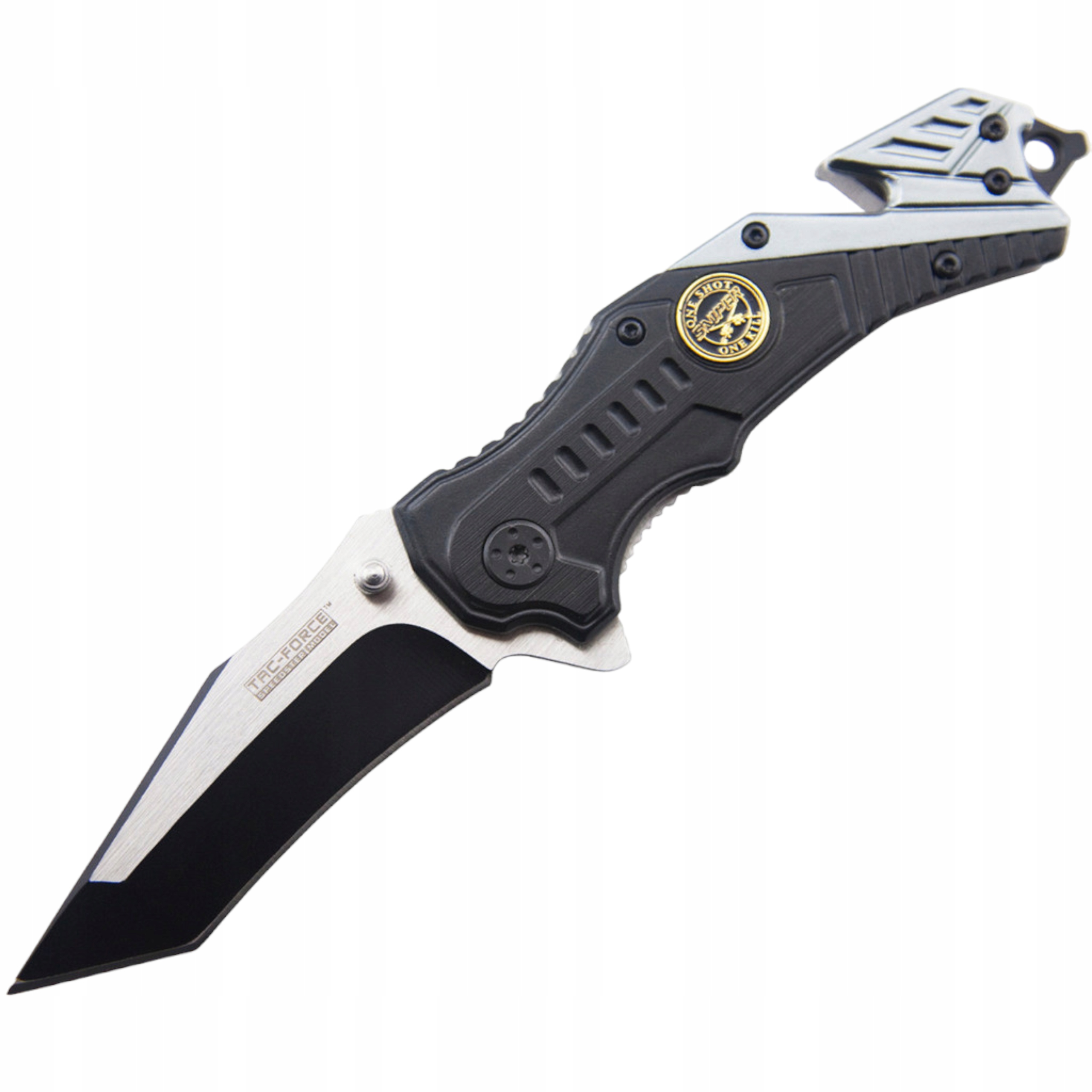 Nůž Záchranářský Skládací Ostří Odstřelovací Značkový Tac FORCE3 Usa TF-640SN