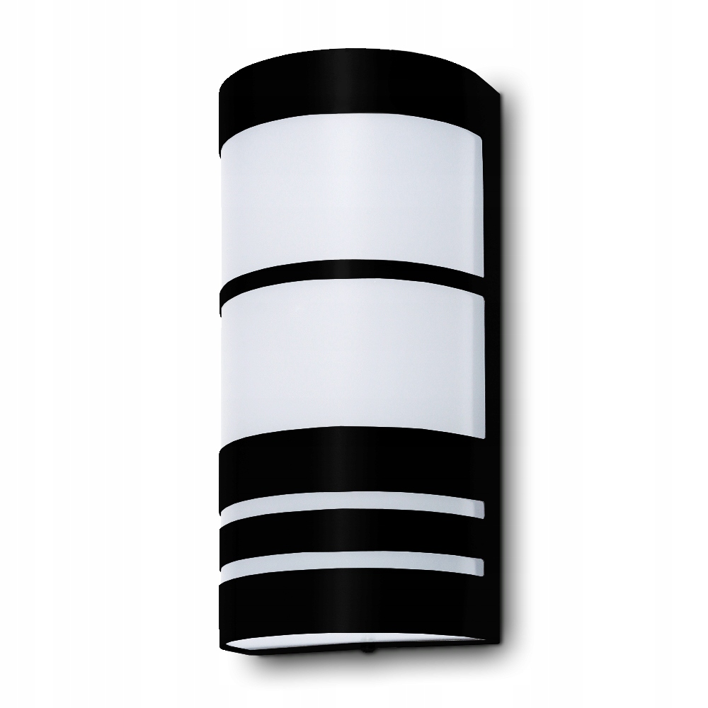 Venkovní Nástěnné Svítidlo Fasádní Zahradní Lampa E27 Černá 230V