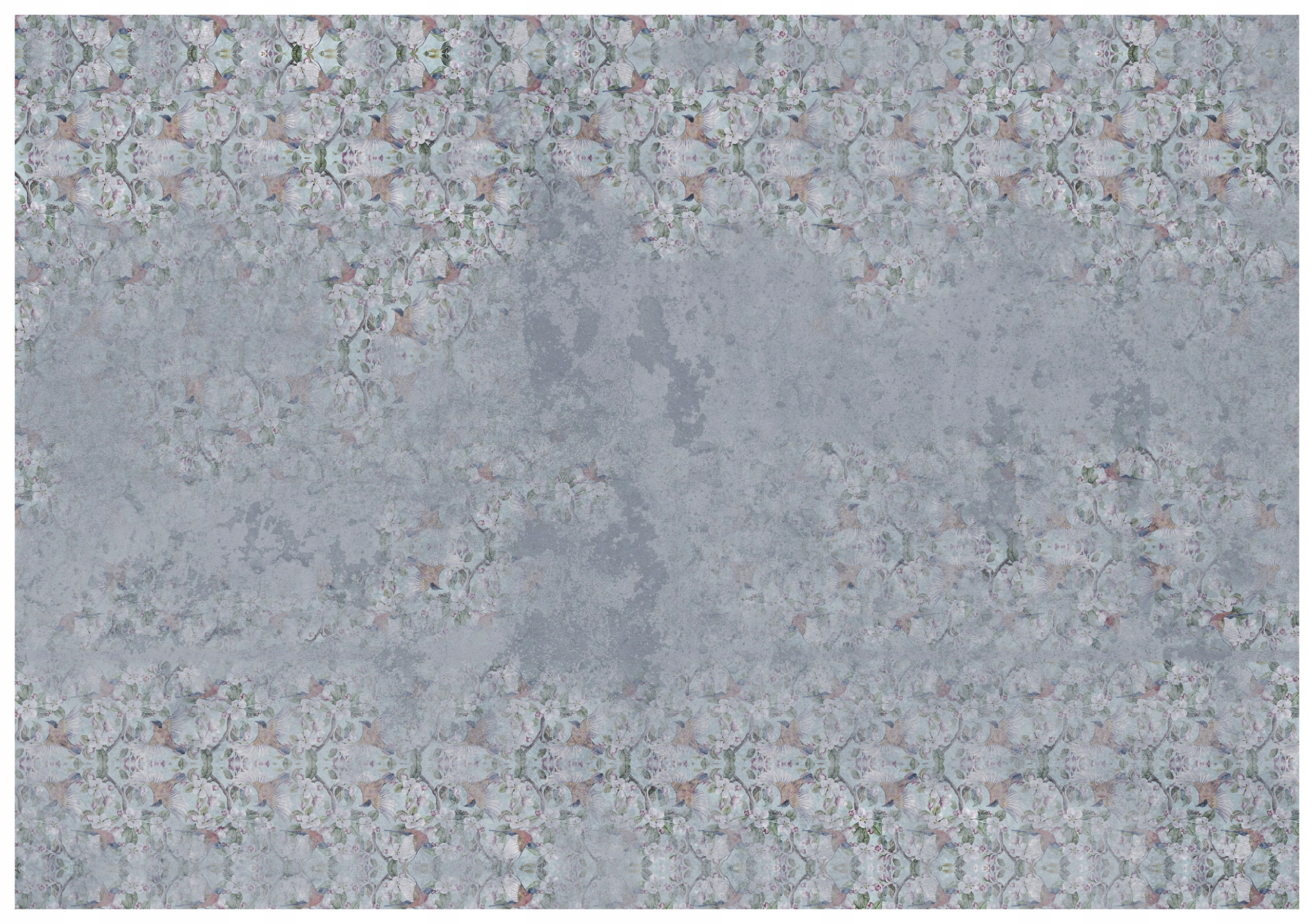 Tapeta Geometrická abstrakce pastely šedo-modré vinyl 254x184 lepidlo