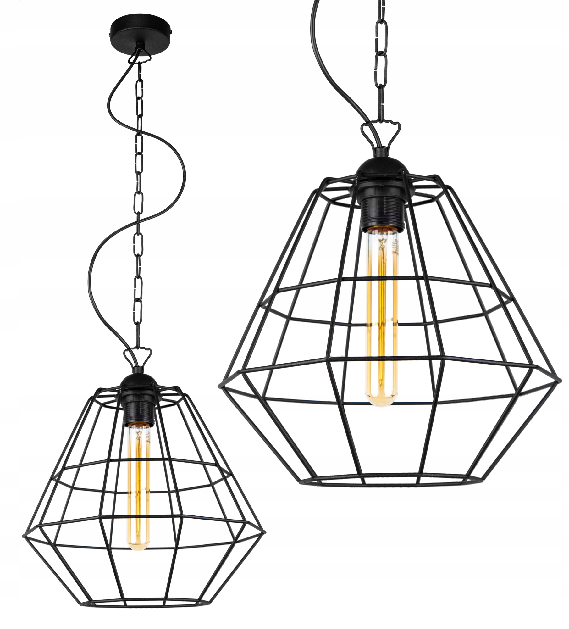 

Lampa Sufitowa Plafon Żyrandol Loft Edison Retro