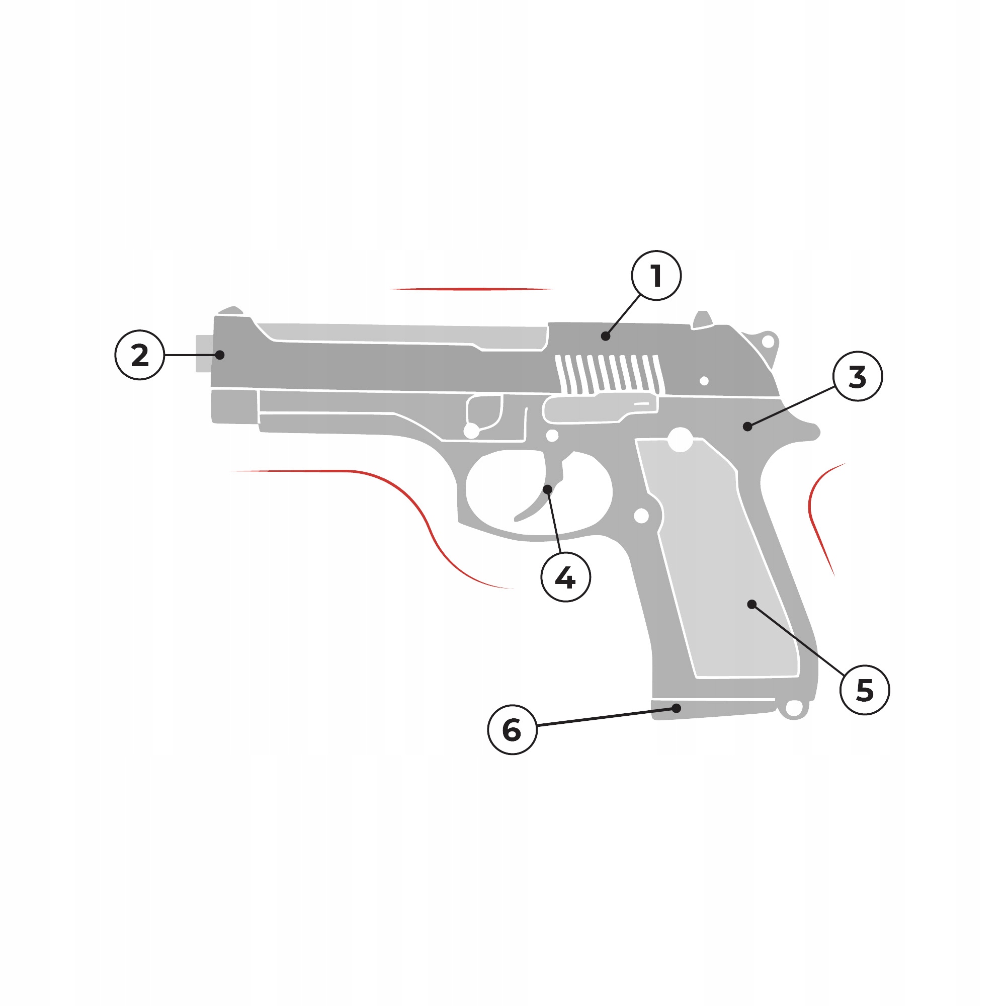 Шариковый пистолет металл реплика ASG H & K USP пол мальчики девочки