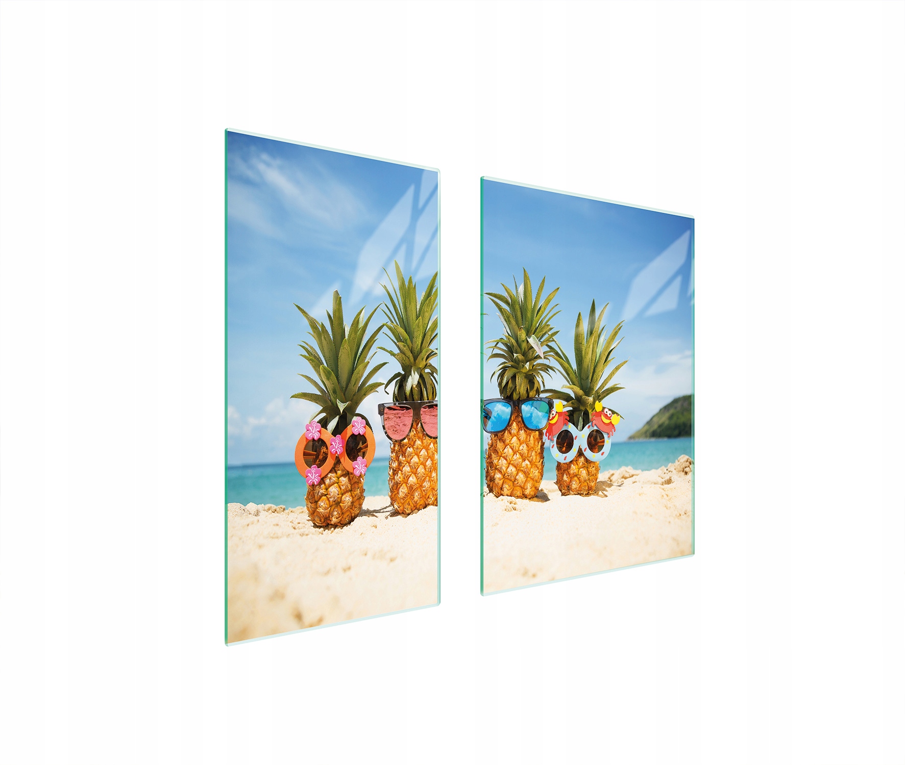 Skleněná Ochranná Deska 75x52 Ananas Tvrzené Sklo