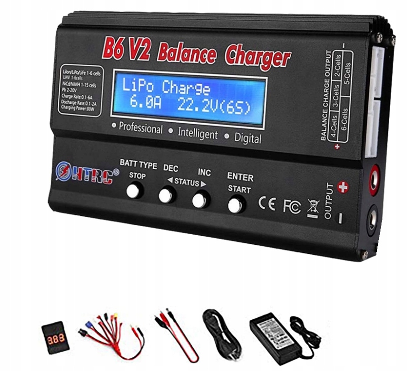 Ładowarka Do Akumulatorów NiMH/NiCD/LI-FE 80 W