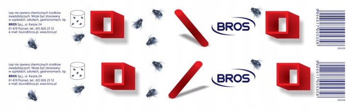 BROS LEP NA MUCHY OWADY PŁASKI