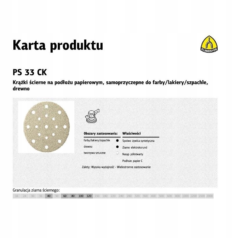 KLINGSPOR абразивный САМОРЕЗНОЙ диск 150 мм