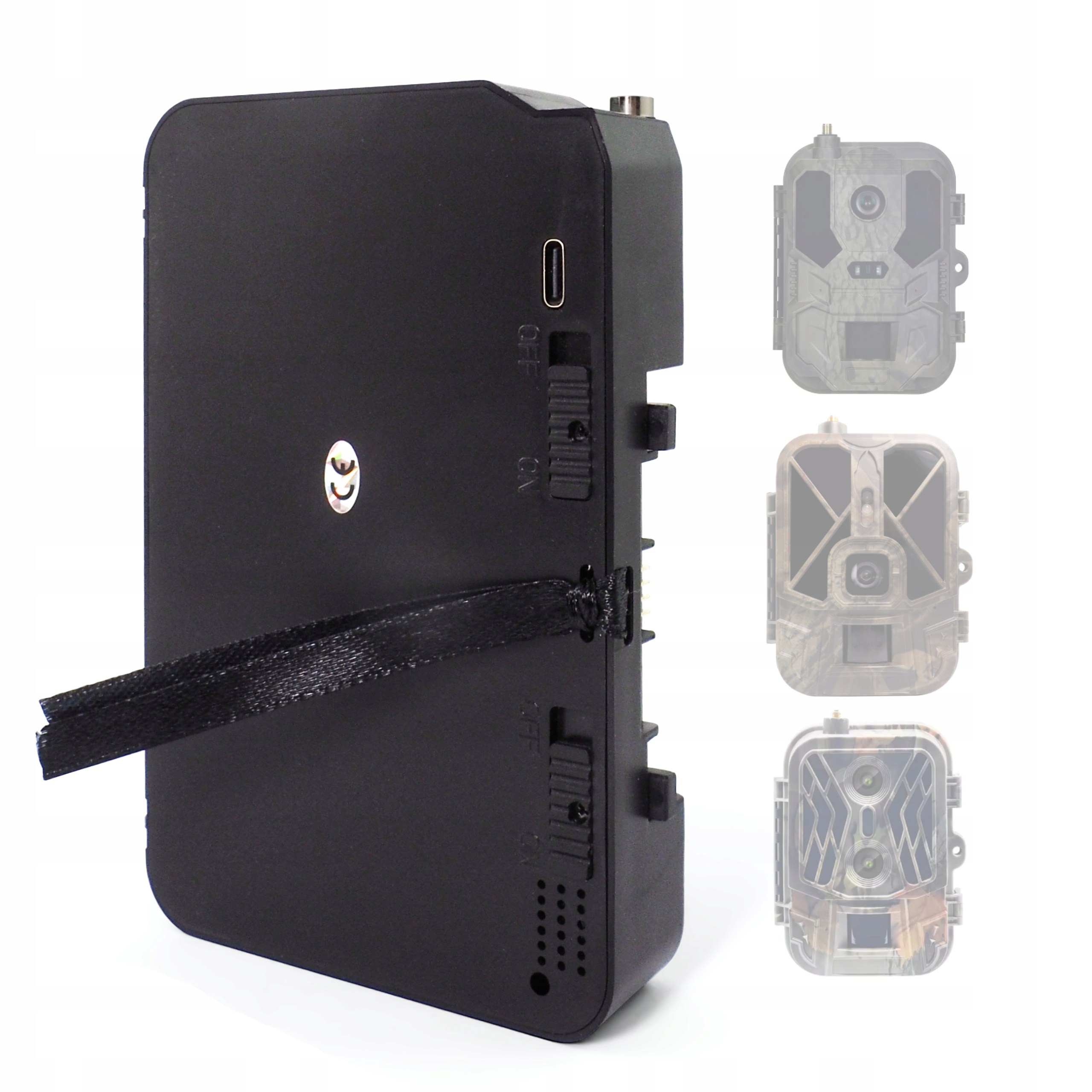 Akumulátor 8000 mAh Napájení pro fotopasti HC940 Pro HC950 Pro HC960 Ultra