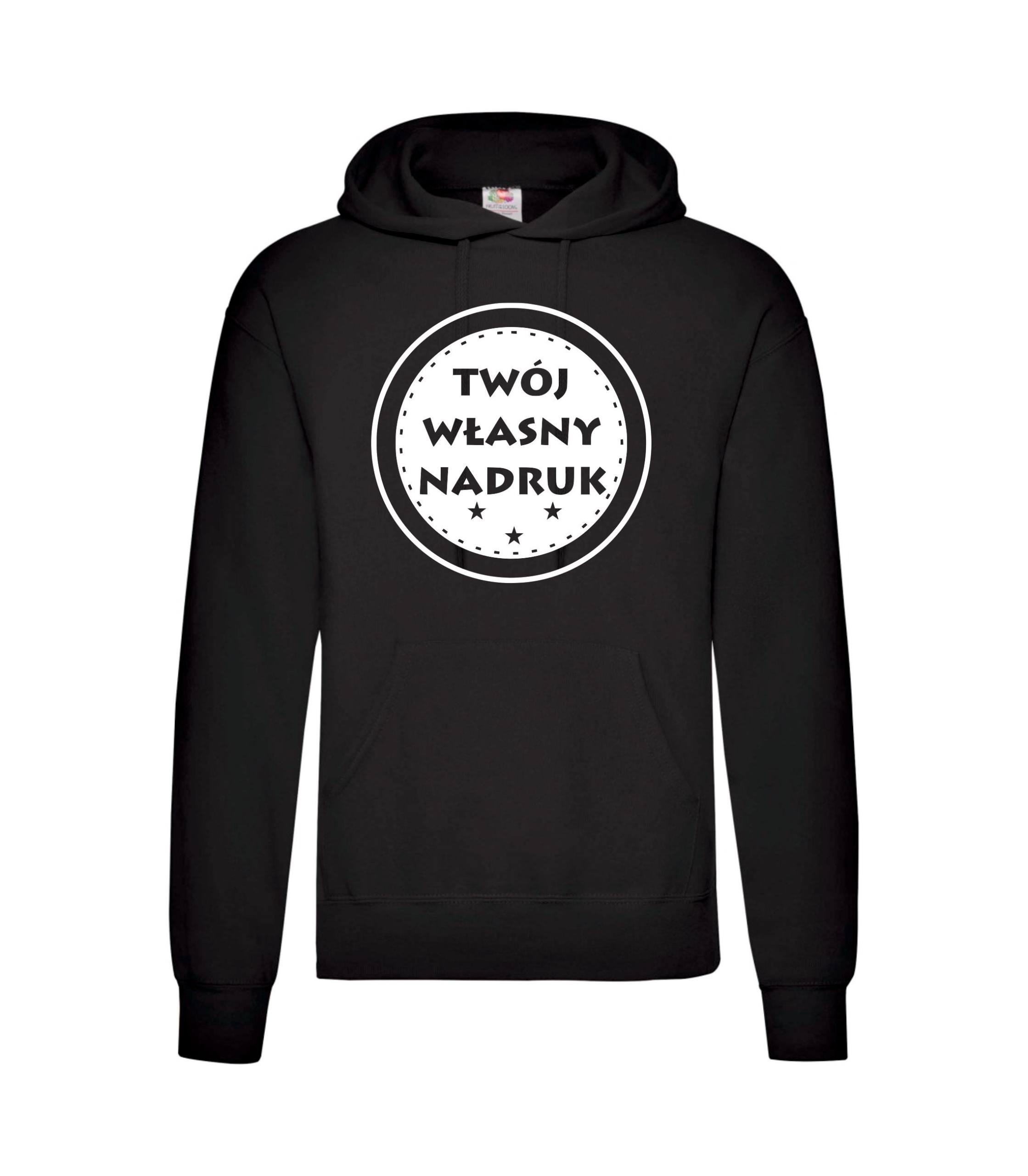 

Bluza z kapturem z własnym nadrukiem męska Premium