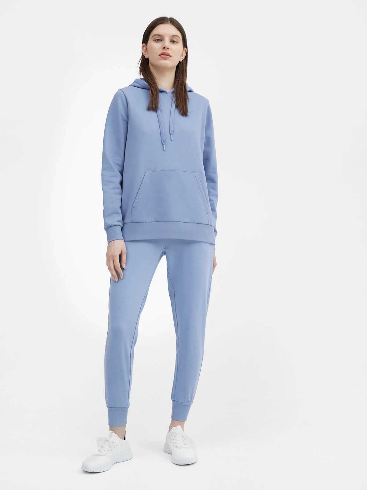 SPODNIE DRESOWE DAMSKIE 4F JOGGERY SPORTOWE BAWEŁNIANE WYGODNE r. L Marka 4F