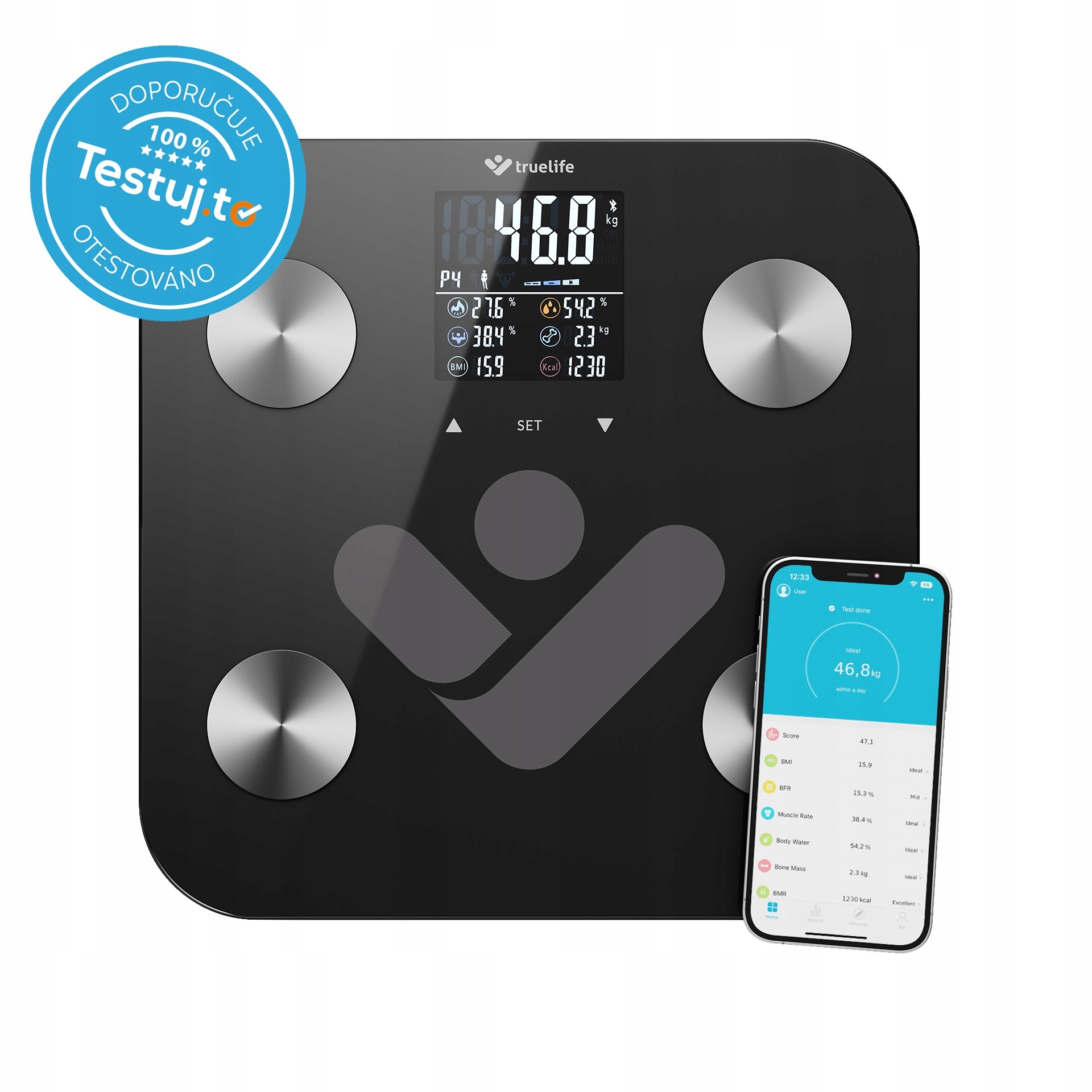 Osobná váha TrueLife FitScale W6 Bt Black