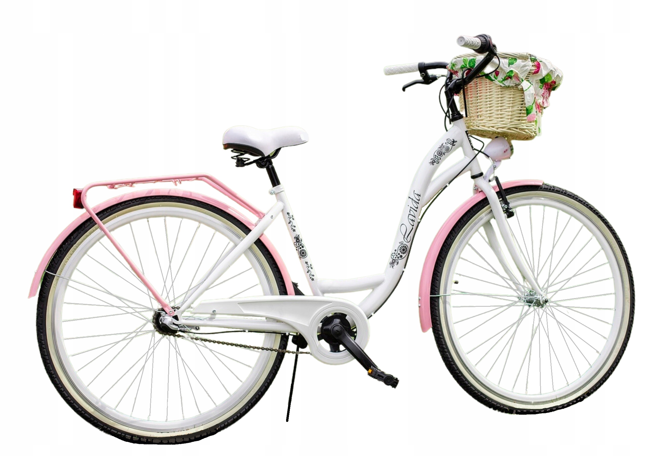 ROWER MIEJSKI DAMSKI 28 LEKKI 3 BIEGI DAMKA KOSZ LAVIDA kod