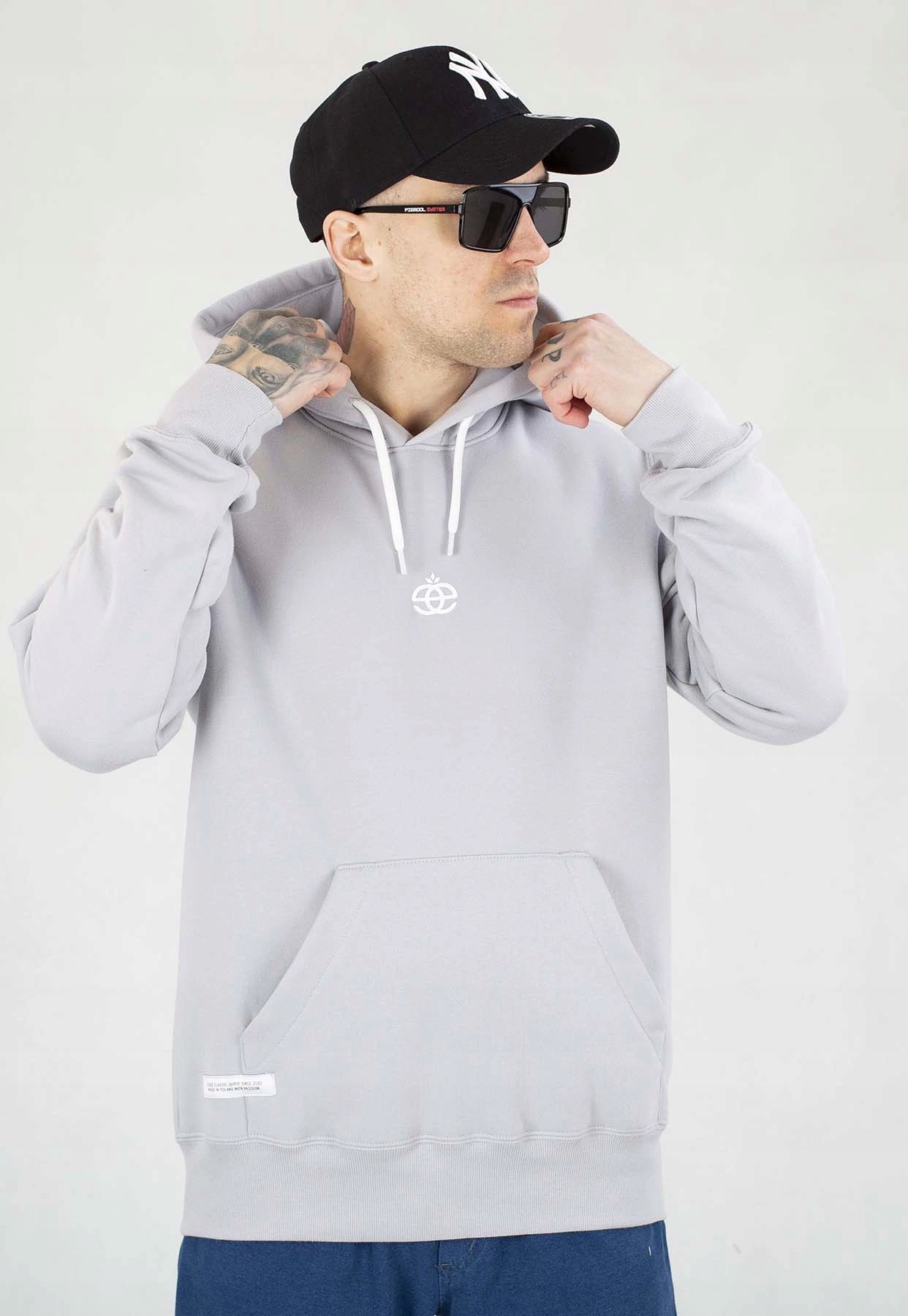 Mikina Elade S Kapucí Icon Mini Logo šedá