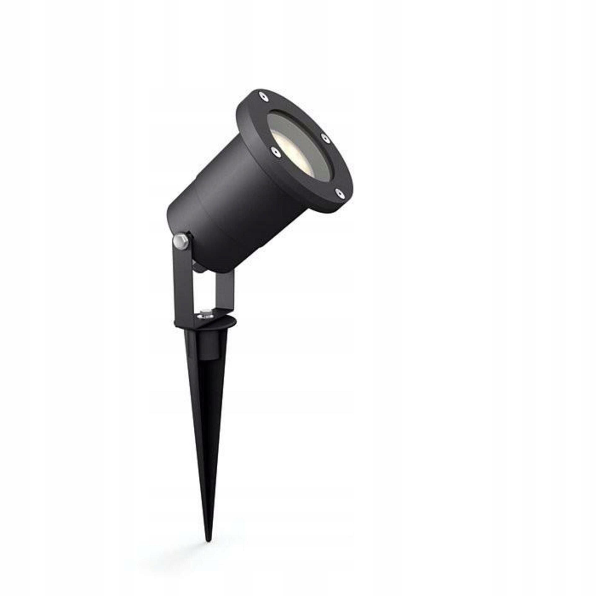 Philips Puled Led zapichovací reflektor GU10 5W, 395lm, IP44, černý