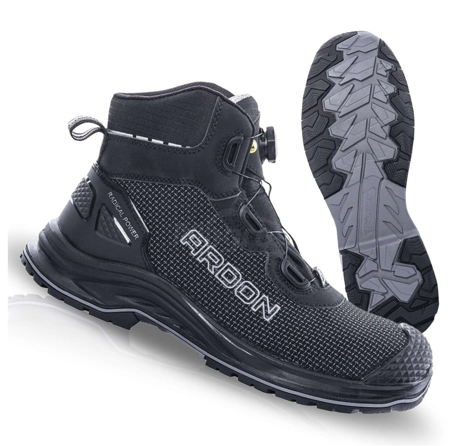 Buty Robocze Ochronne Męskie Solidne Metal Free Bhp Ardon Brick S3S Boa 44