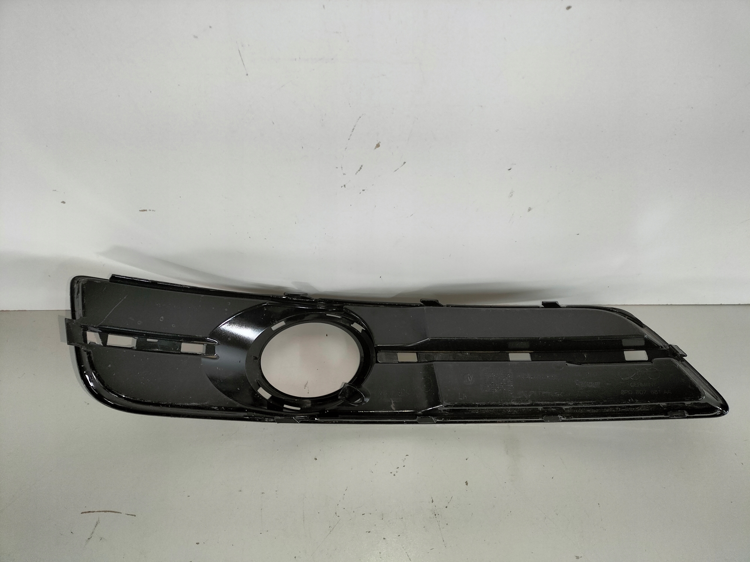 grille grid of a bumper left AUDI A3 8P LIFT 08
