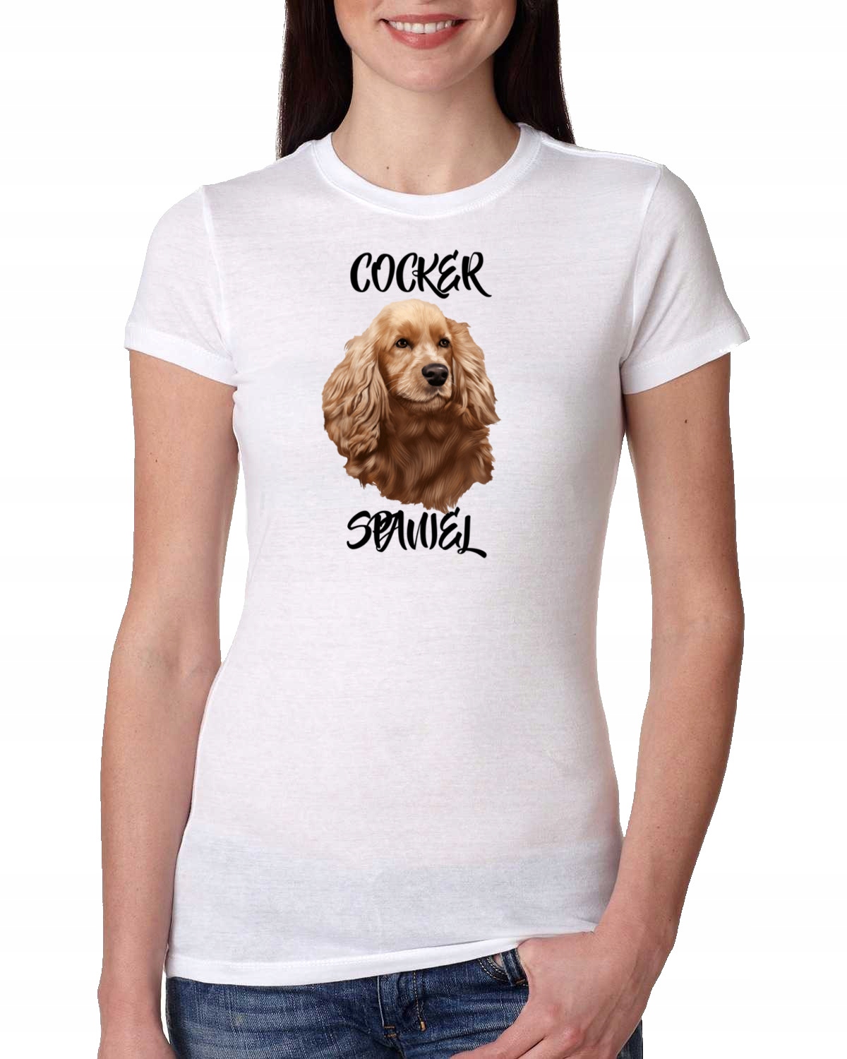 

Damska Koszulka Cocker Spaniel Pies L 0918