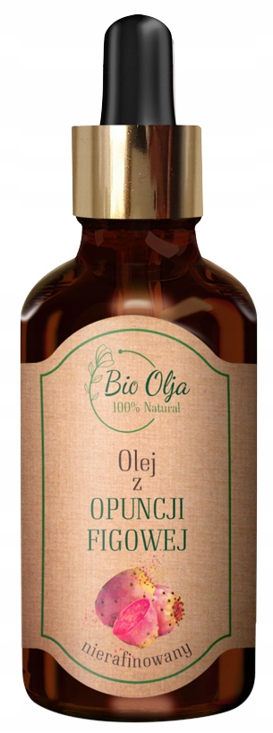Olej z fíkové opuncie – Studeně lisovaný, nerafinovaný, 50 ml Bioolja Hydratuje