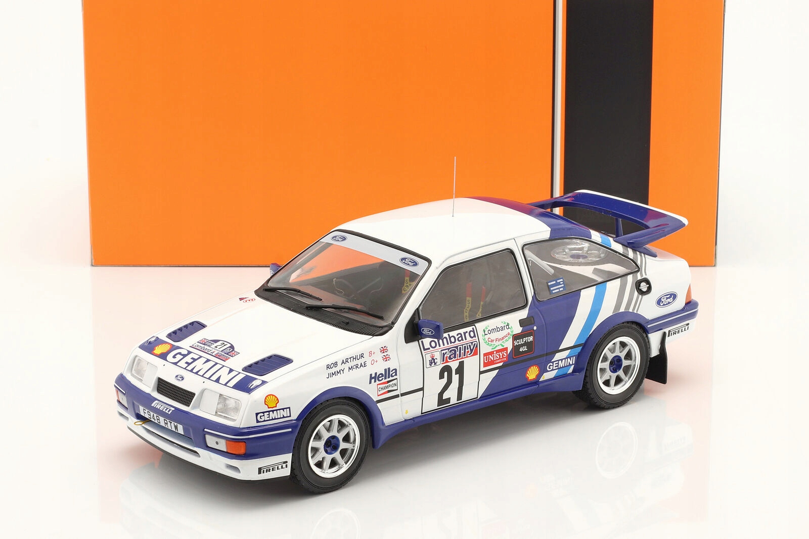 Ford Sierra Rs Cosworth Rhd 21 J. McRae Rac 1/18